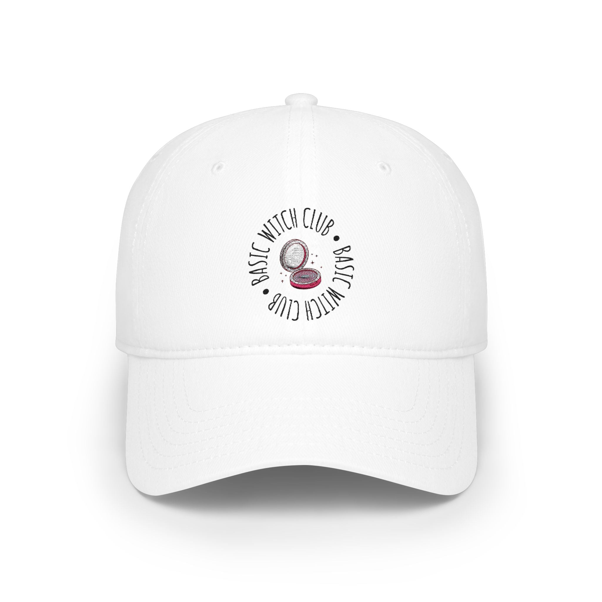 BASIC WITCH CLUB Compact Mirror Emblem — Low Profile Baseball Cap
