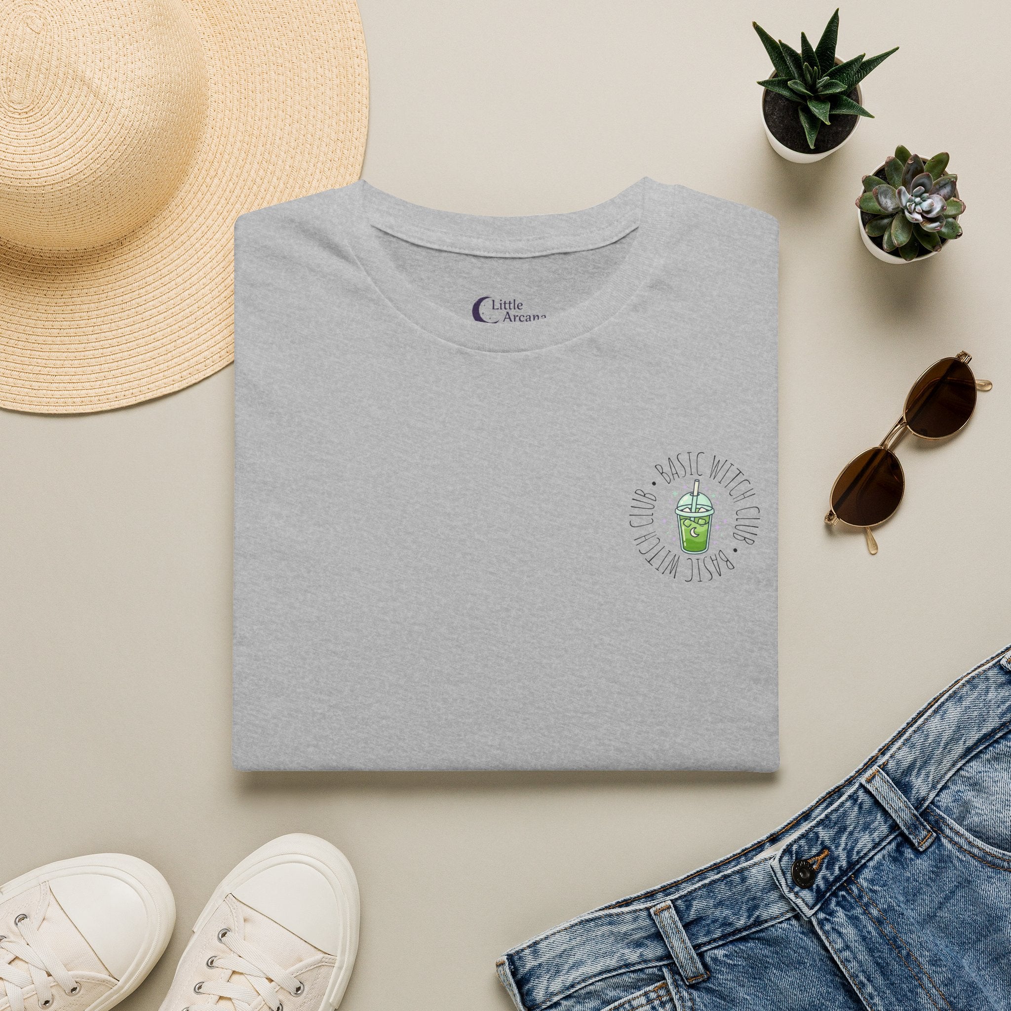 BASIC WITCH CLUB Matcha Emblem — Unisex T-Shirt
