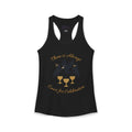 Raven Gathering Women's Racerback Tank — "There Is Always Caws for Celebration"