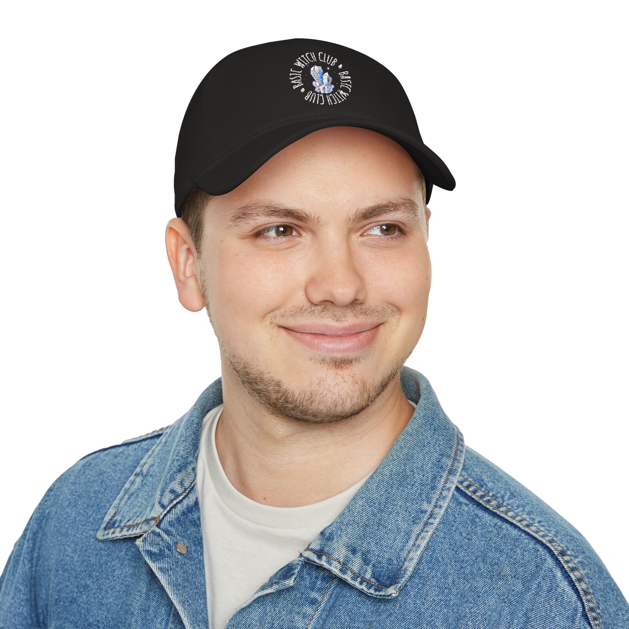 BASIC WITCH CLUB Crystal Emblem — Low Profile Baseball Cap