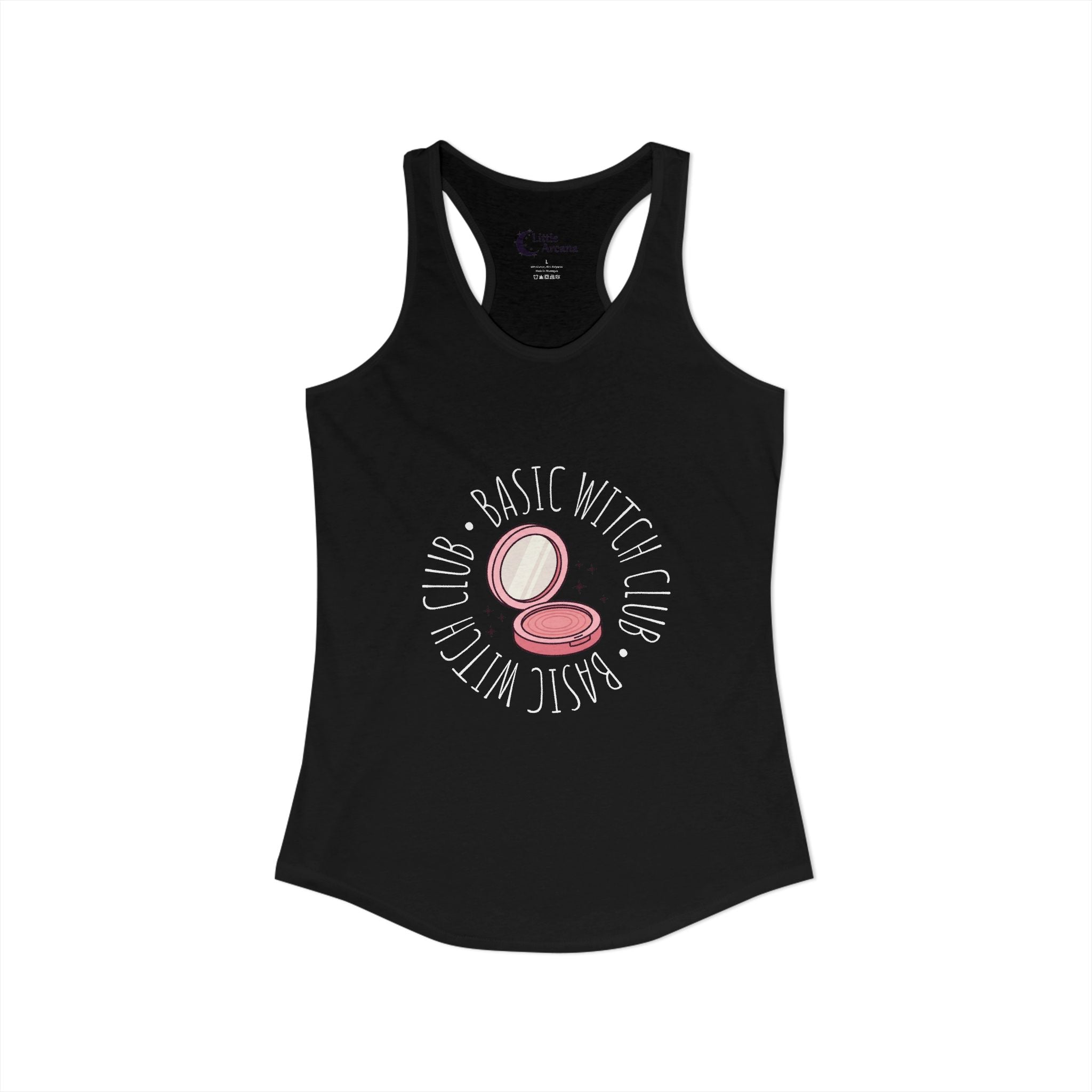 BASIC WITCH CLUB Compact Mirror Emblem — Women's Racerback Tank