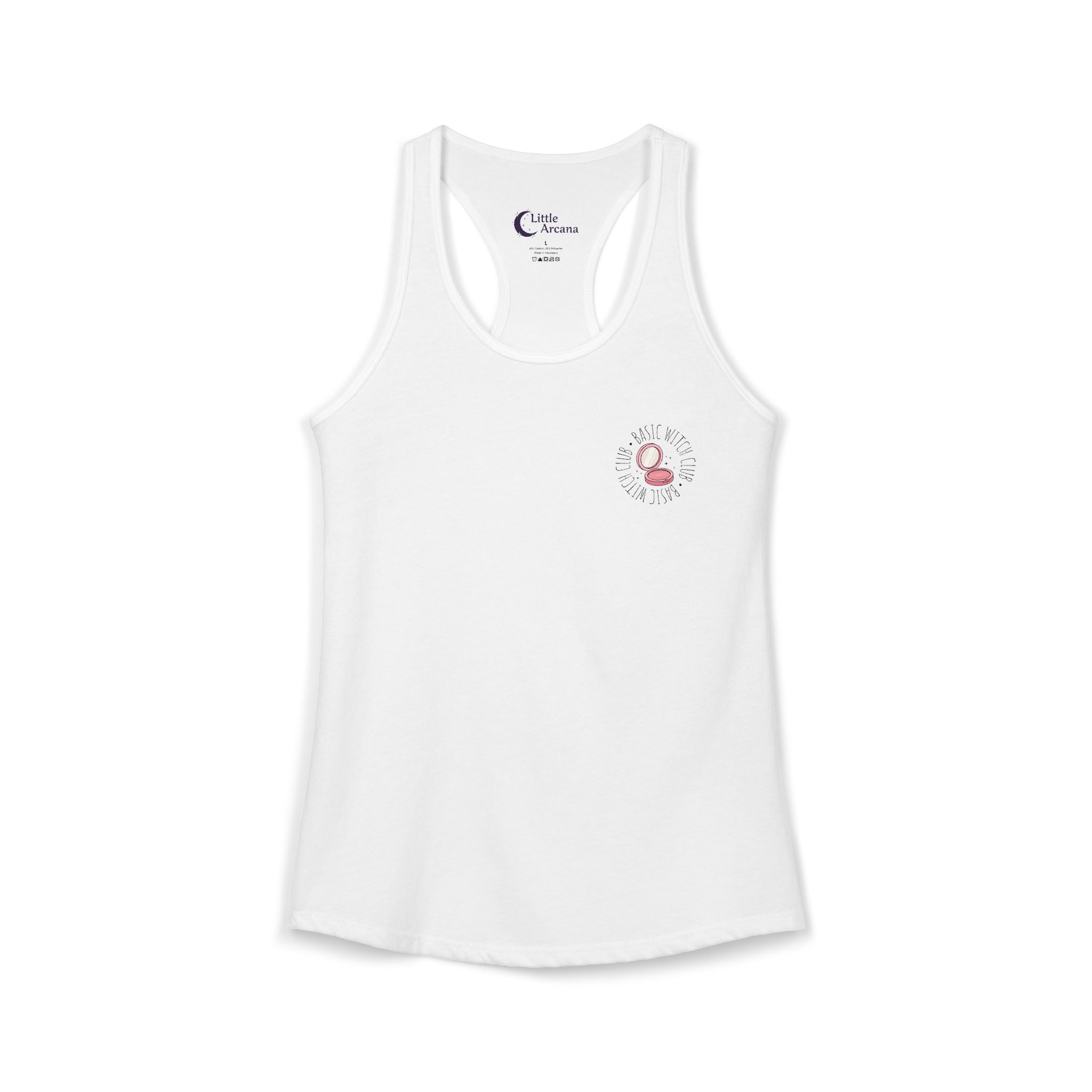 BASIC WITCH CLUB Compact Mirror Emblem — Women's Racerback Tank
