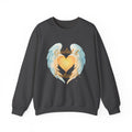 "Guided & Protected" Angel Wings Graphic — Crewneck Sweatshirt