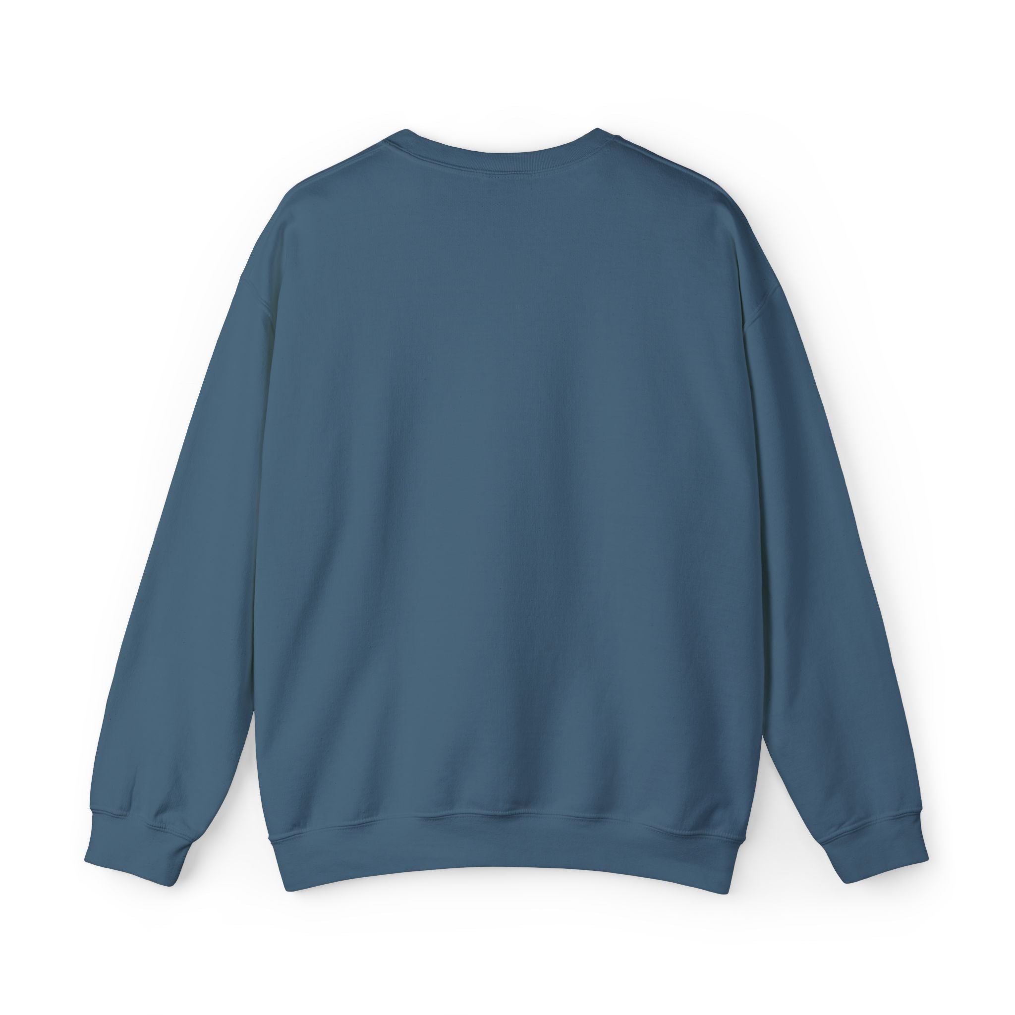 Crewneck Sweatshirt — 'Manifesting like it's My Job' Embroidered Gold Script Design
