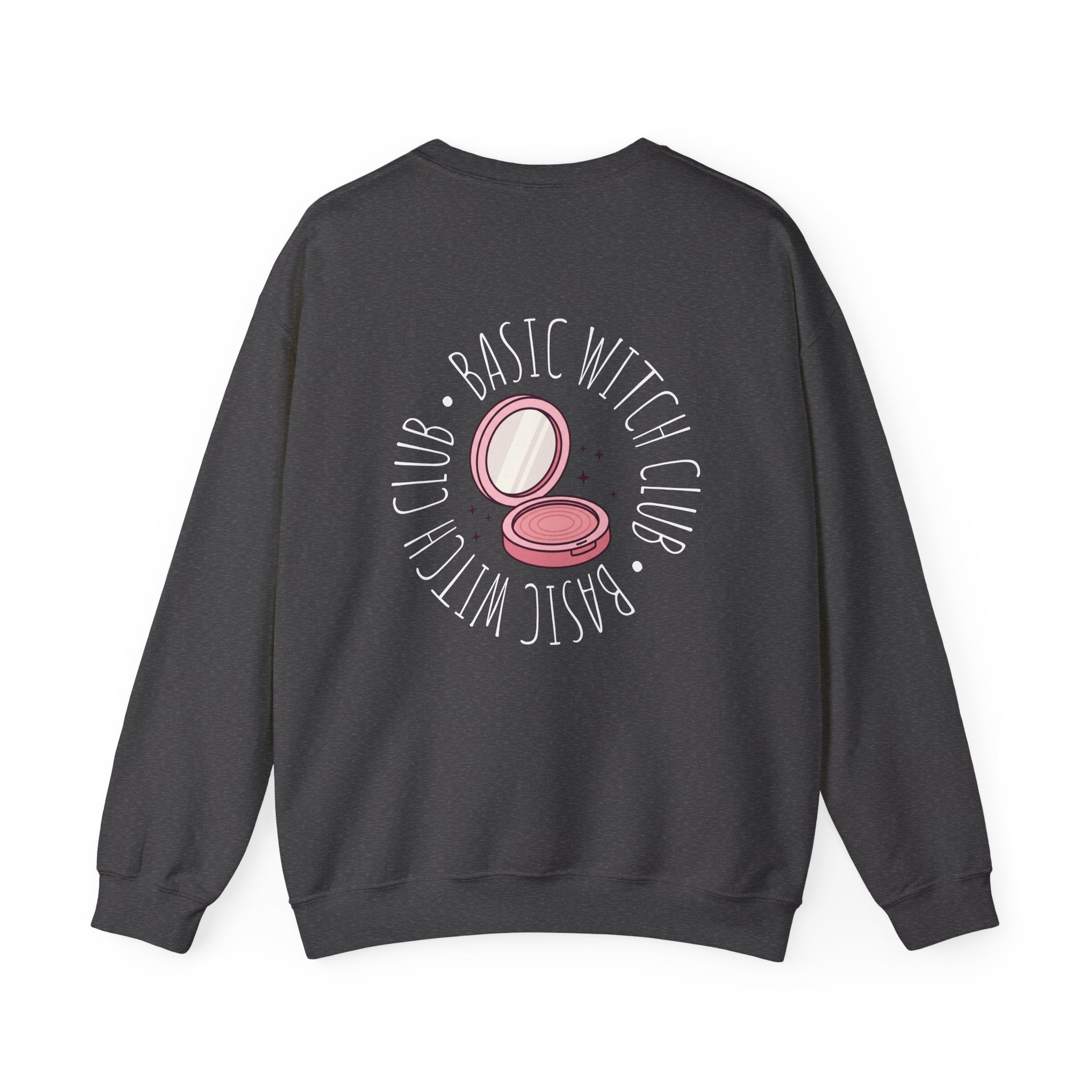 BASIC WITCH CLUB Compact Makeup Emblem — Crewneck Sweatshirt