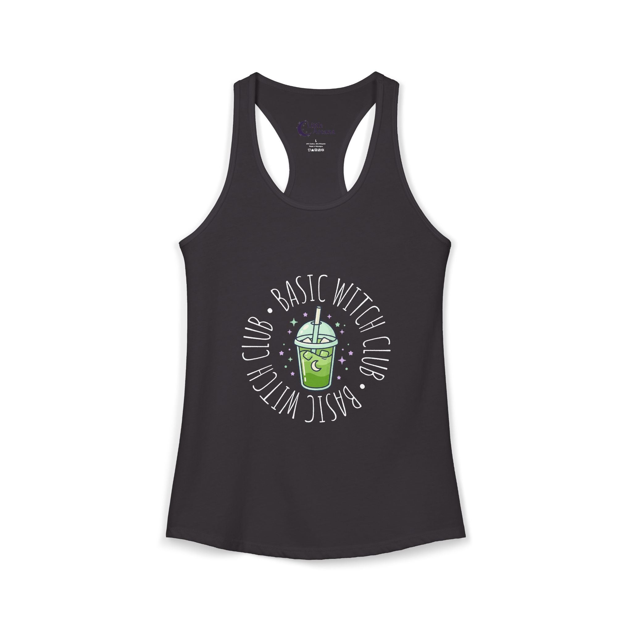 BASIC WITCH CLUB Matcha Emblem —  Women's Racerback Tank
