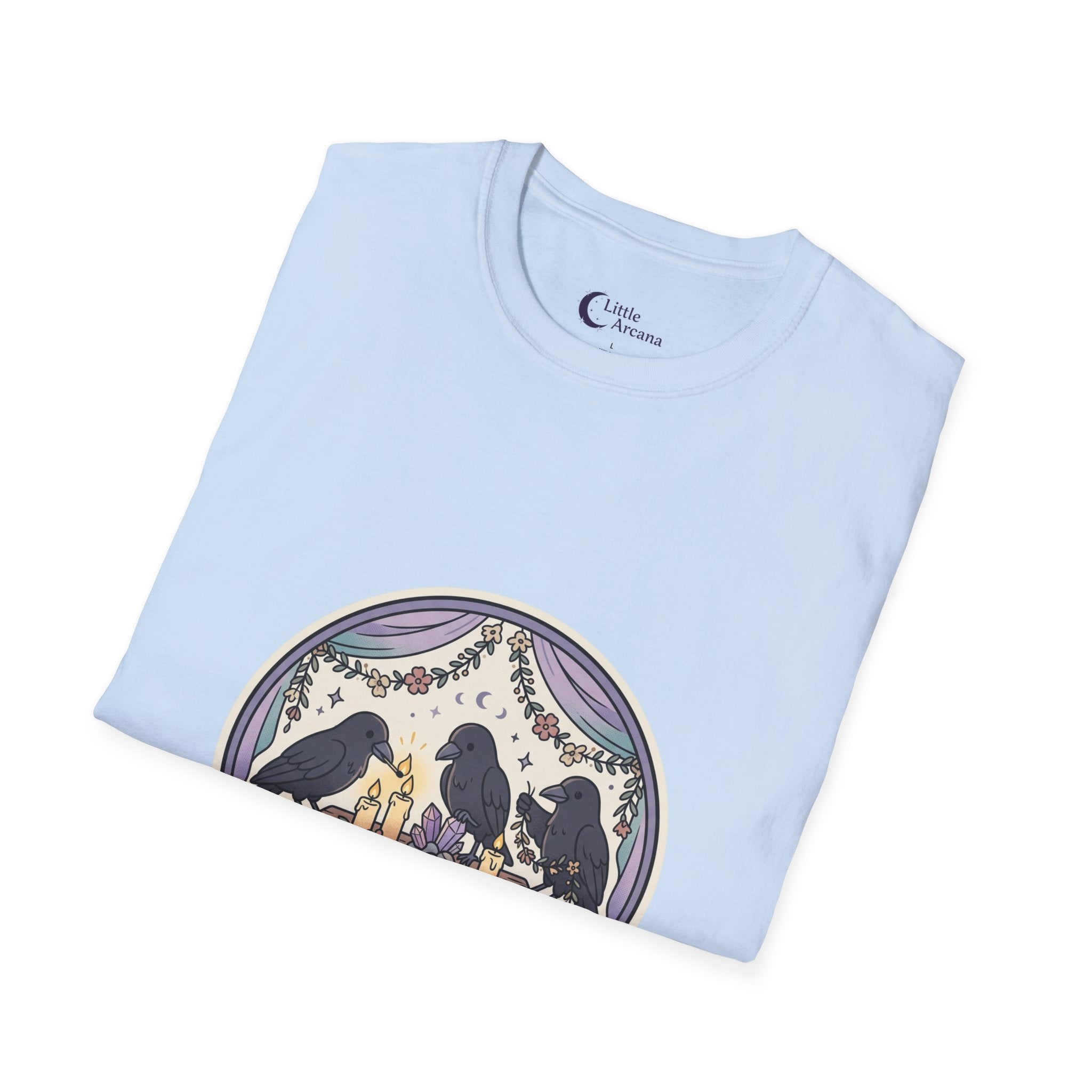 Raven Gathering Tee — "There Is Always Caws for Celebration" Unisex T-Shirt