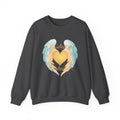 Angel Wing Heart Sweatshirt – "Guided & Protected" Spiritual Crewneck