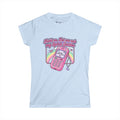 'Hold on, Let me ask my Spirit Guides' Cute Retro Phone Graphic Women's Tee