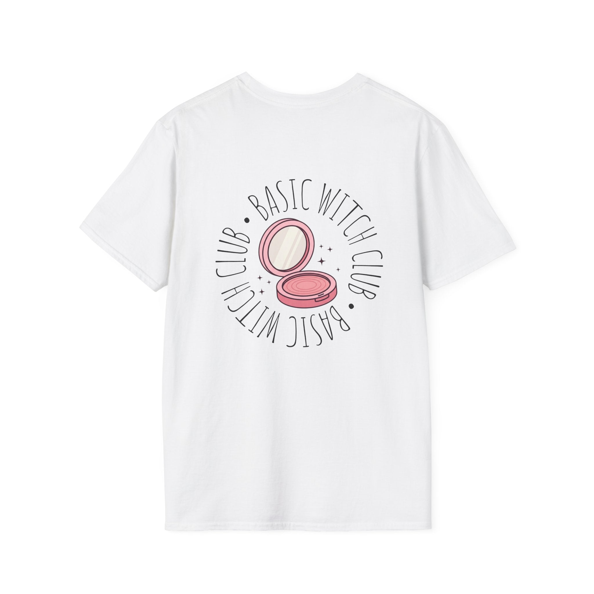 BASIC WITCH CLUB Compact Mirror Emblem — Unisex T-Shirt
