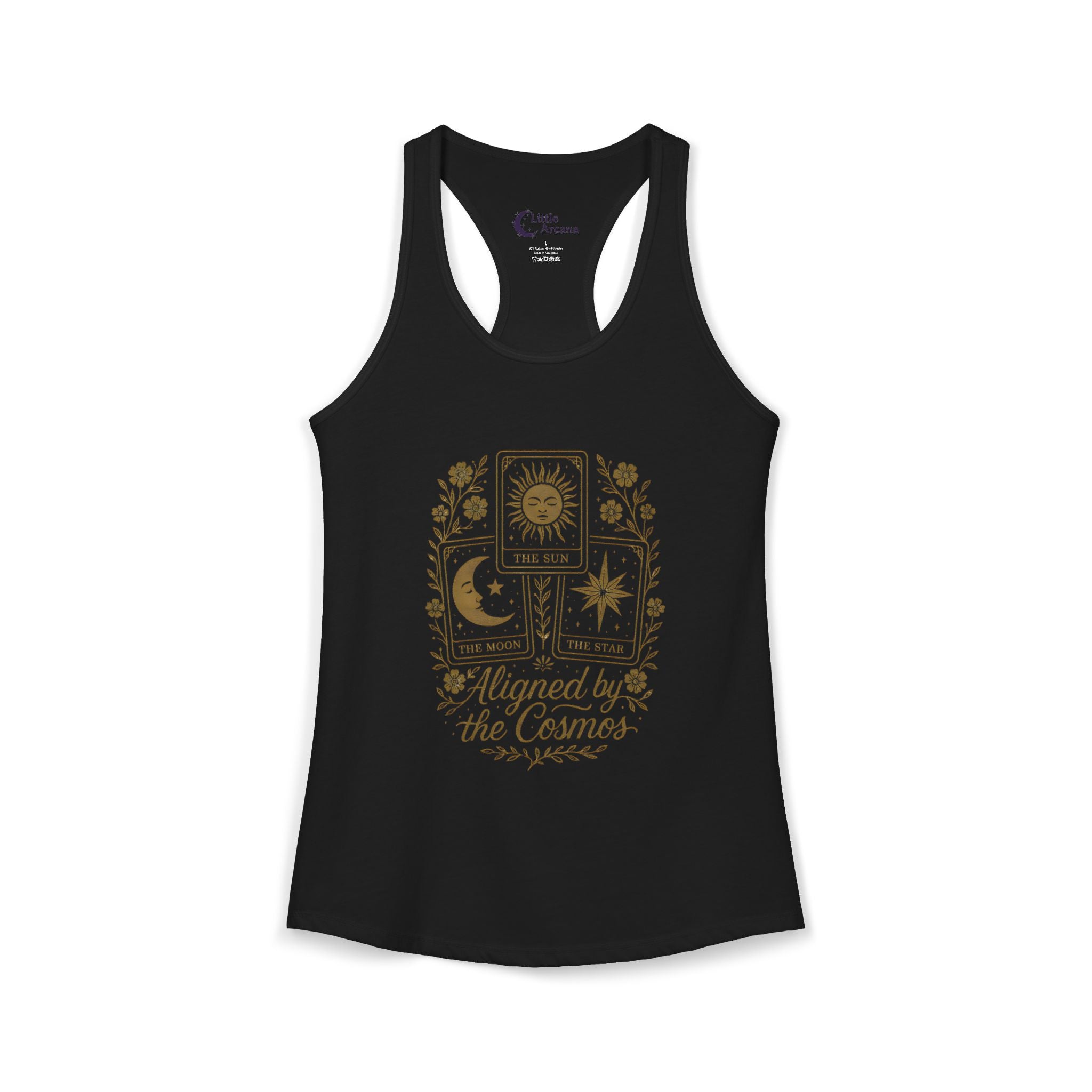 Aligned by the Cosmos — Women's Racerback Tank