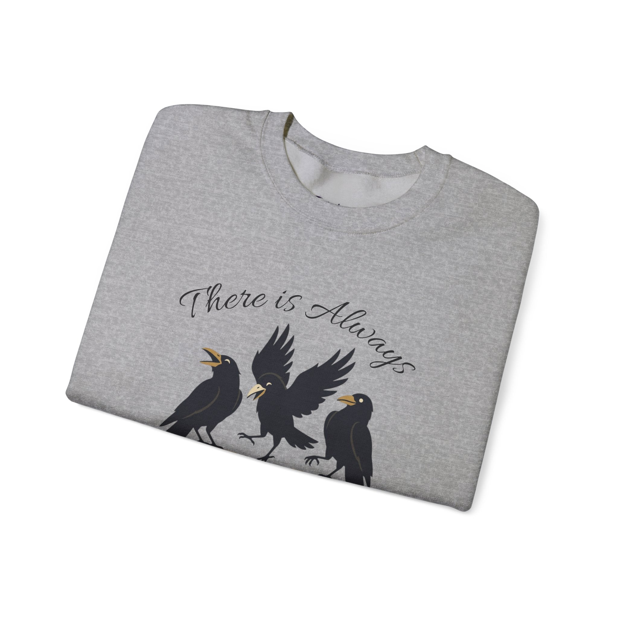 Raven Gathering — 'There Is Always Caws for Celebration' Crewneck Sweatshirt
