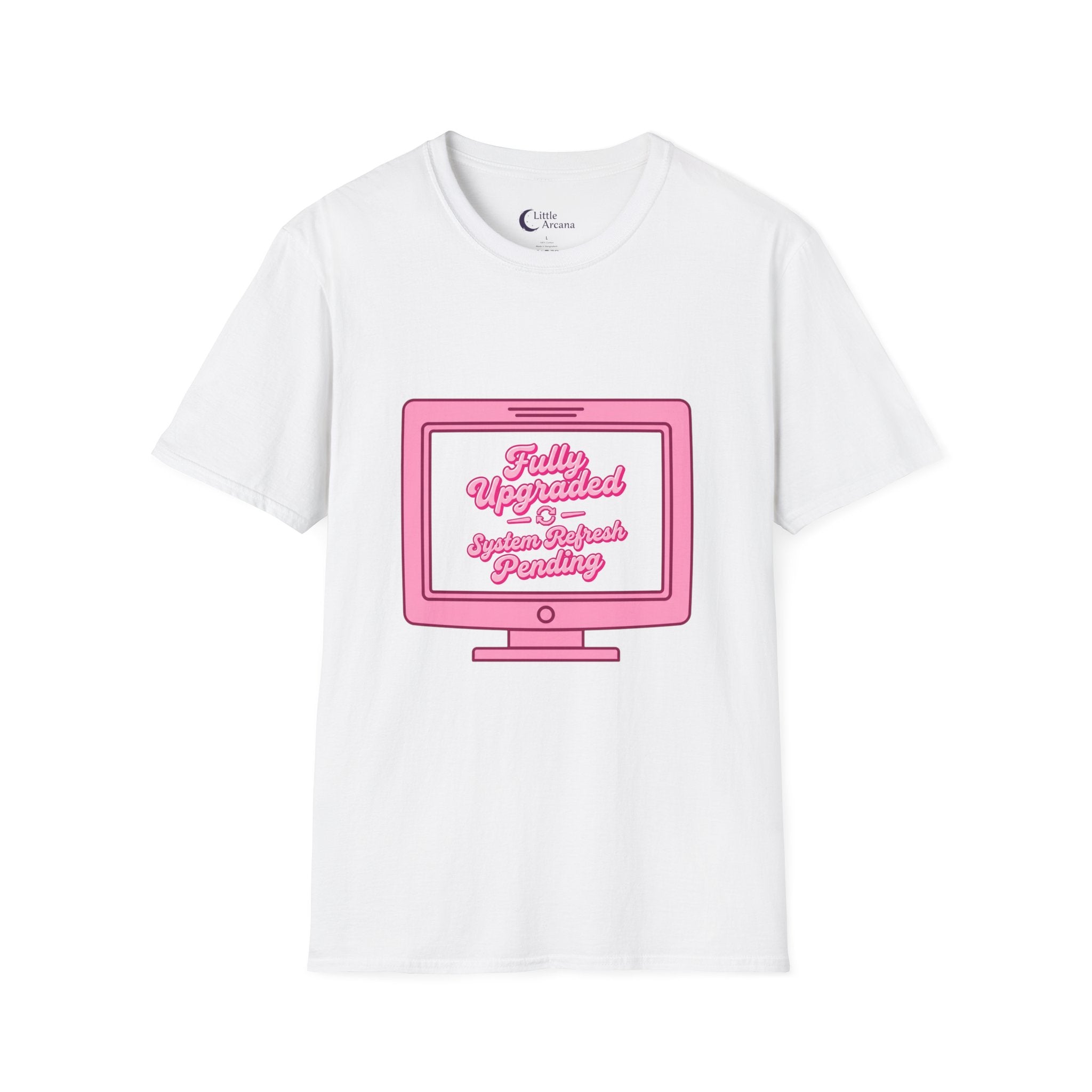 "Fully Upgraded" Retro Computer Graphic Tee  — Unisex T-Shirt