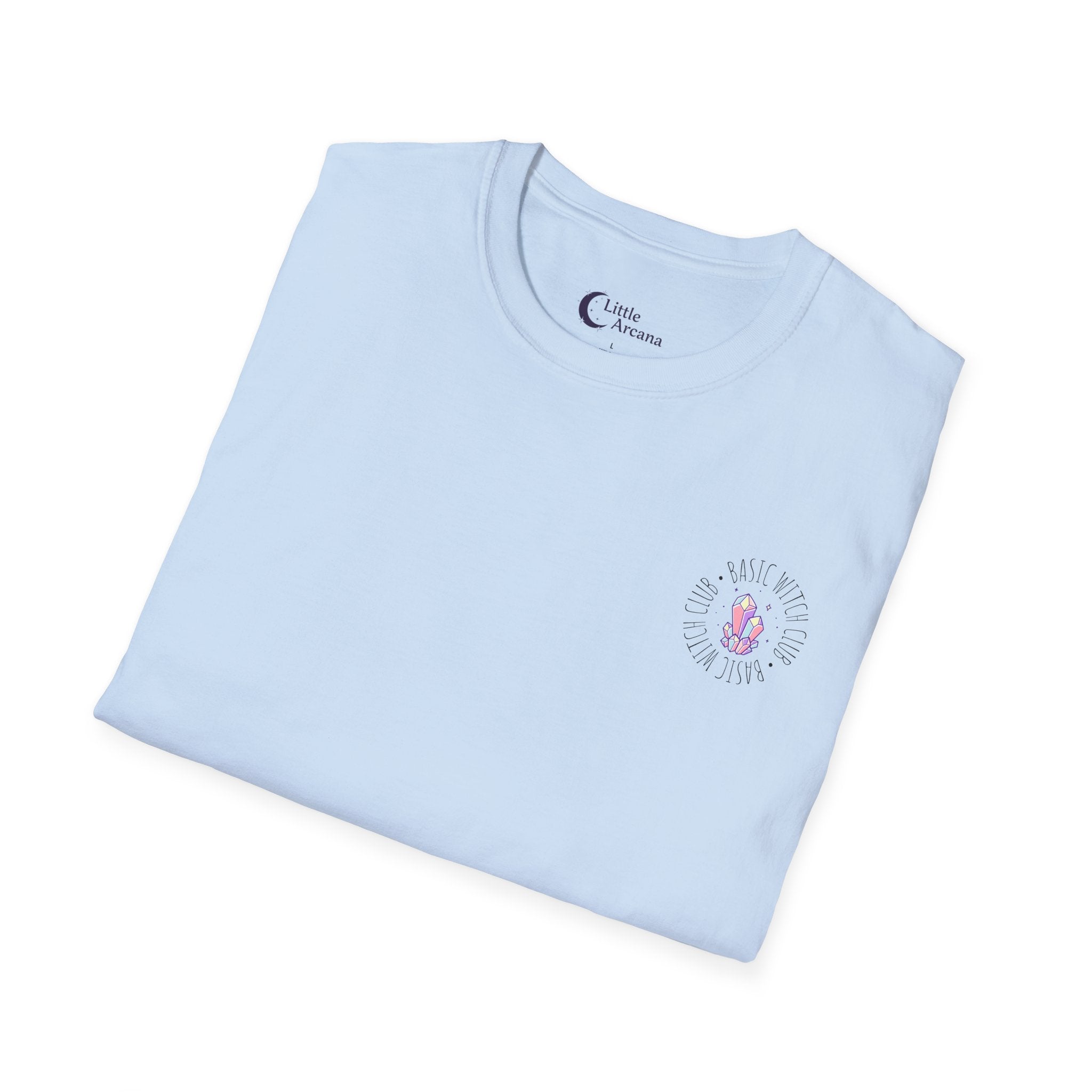 BASIC WITCH CLUB Crystal Cluster Emblem — Unisex T-Shirt