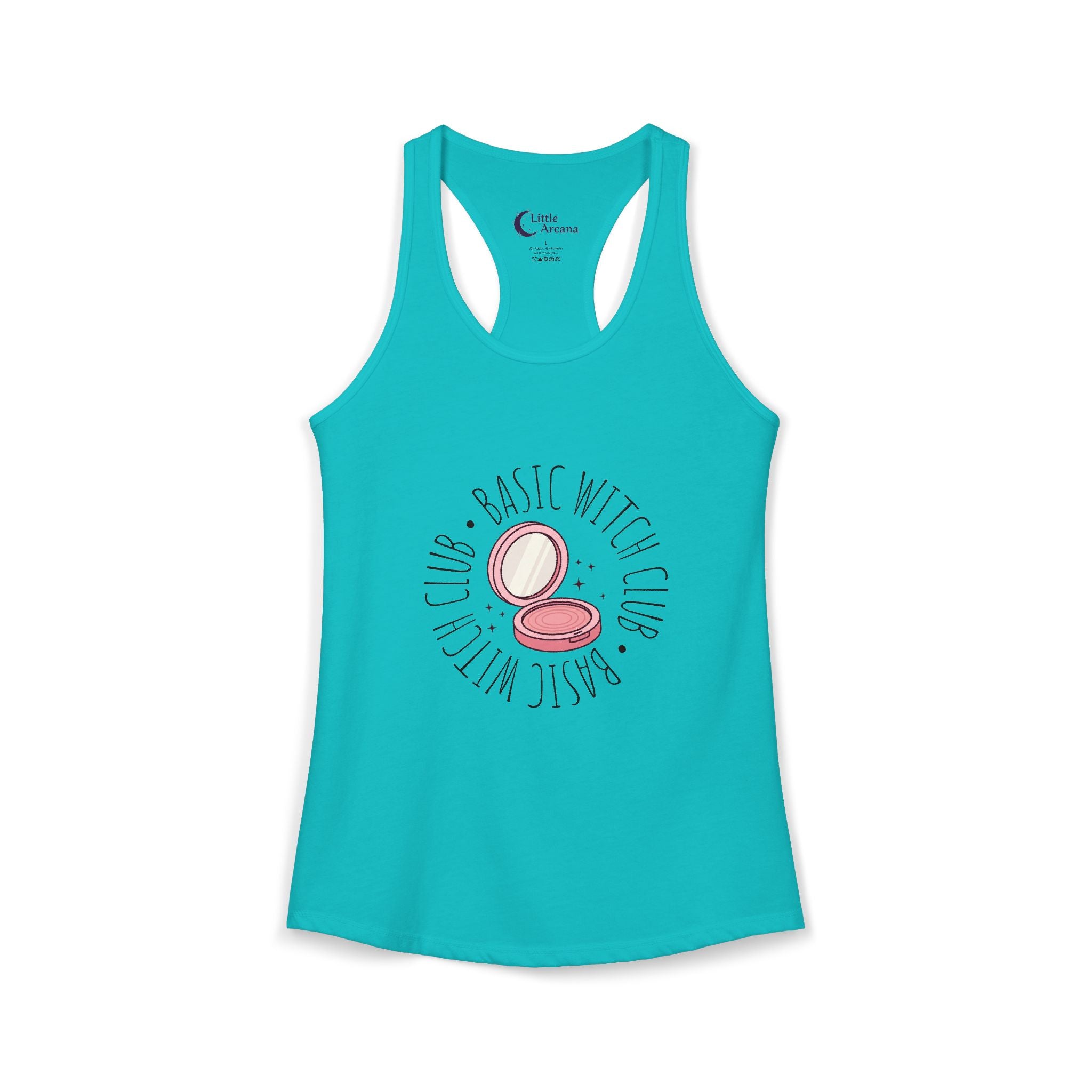BASIC WITCH CLUB Compact Mirror Emblem — Women's Racerback Tank