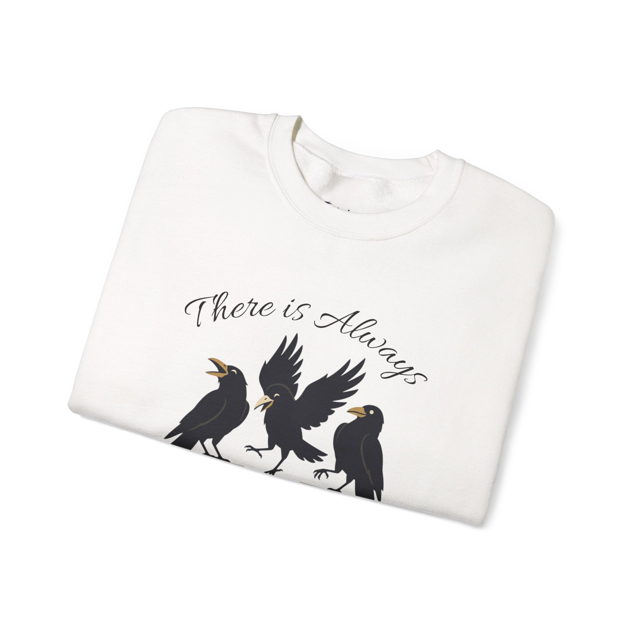 Raven Gathering — 'There Is Always Caws for Celebration' Crewneck Sweatshirt