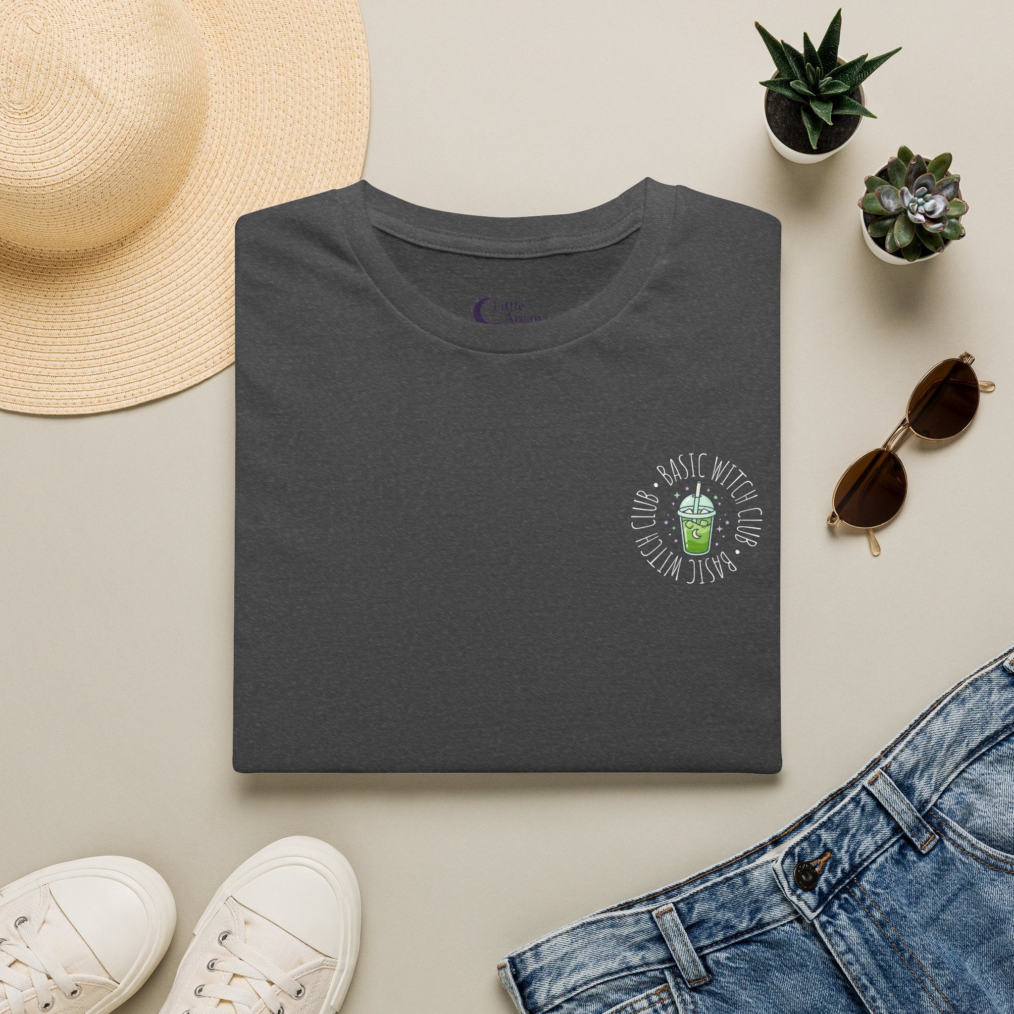 BASIC WITCH CLUB Matcha Emblem — Unisex T-Shirt