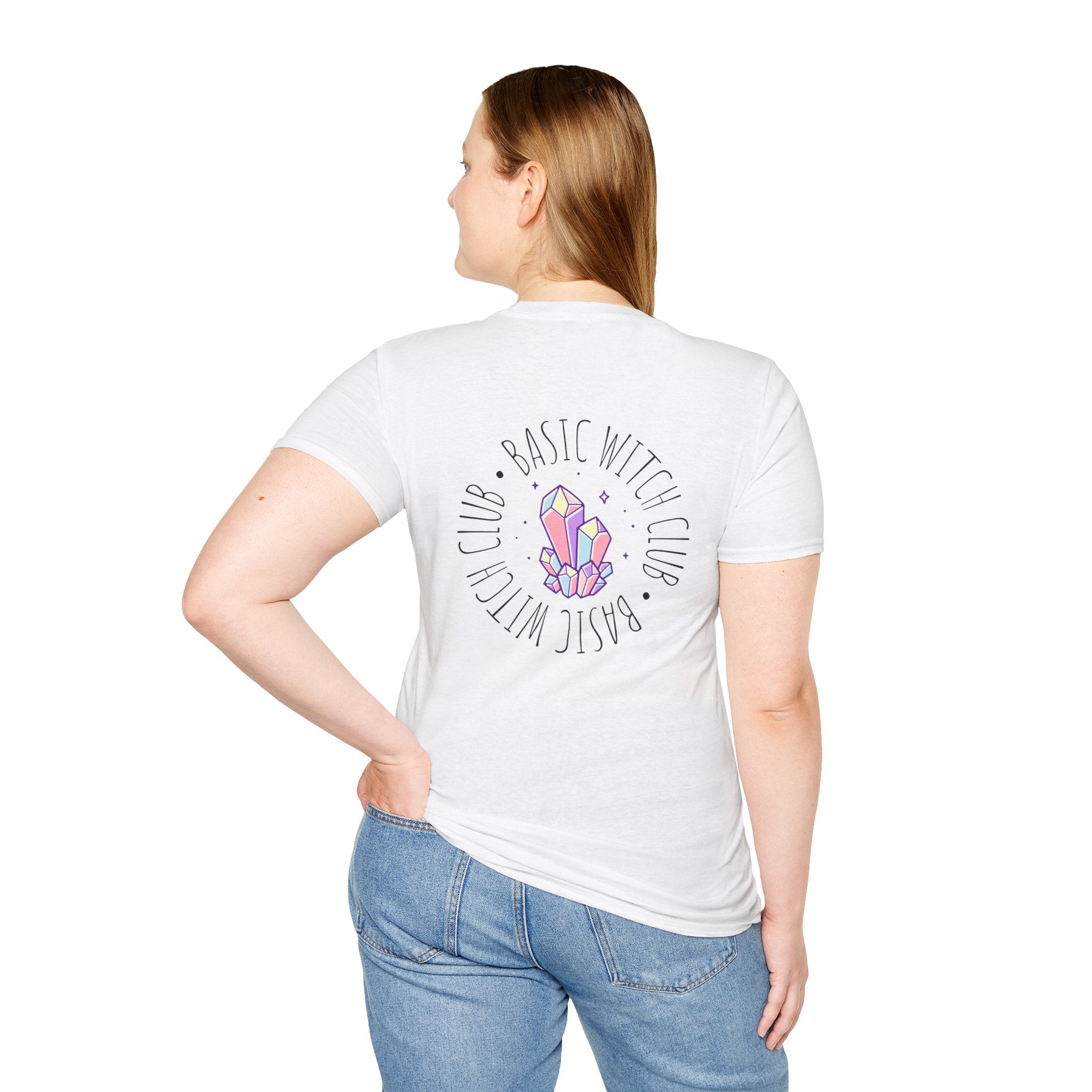 BASIC WITCH CLUB Crystal Cluster Emblem — Unisex T-Shirt