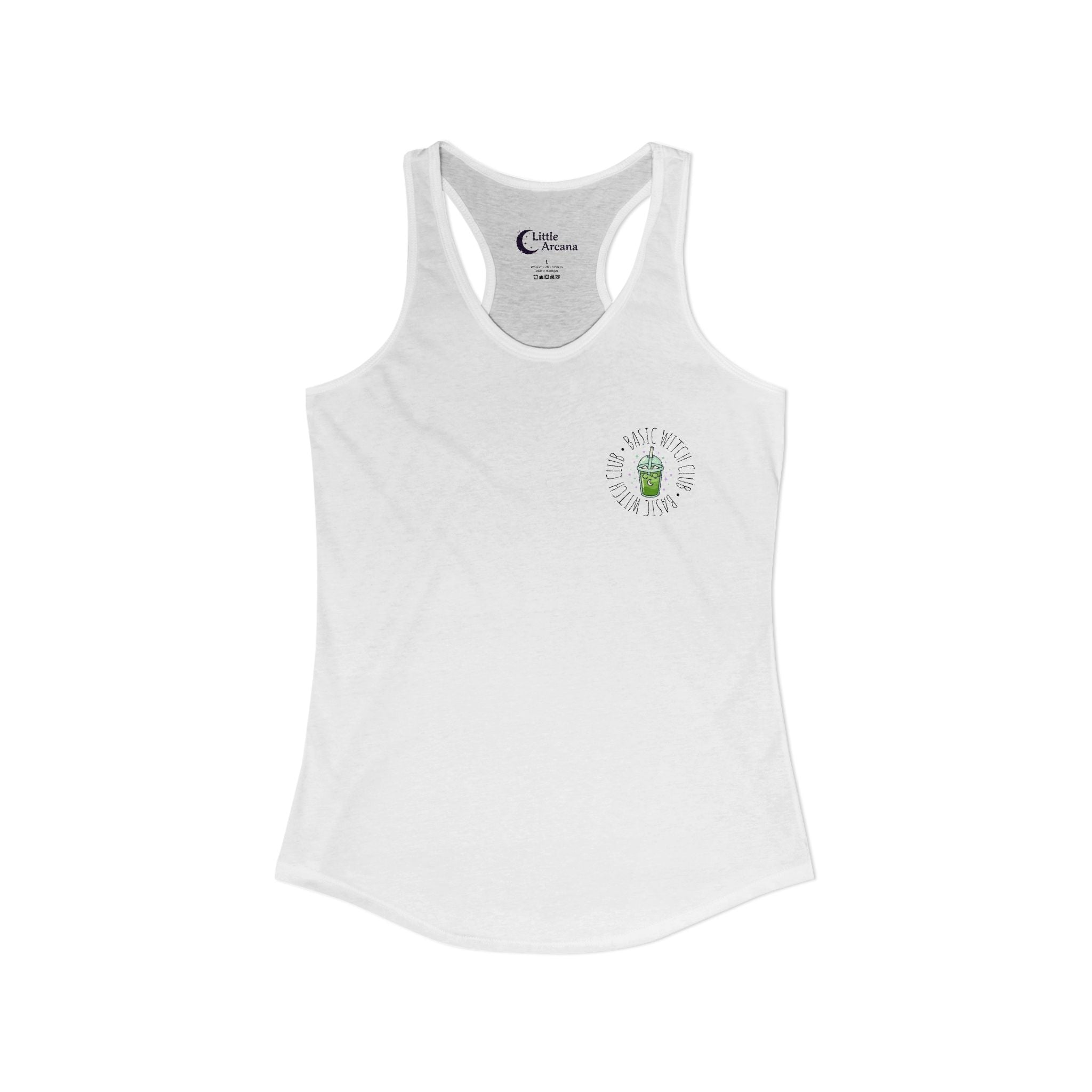 BASIC WITCH CLUB Matcha Emblem —  Women's Racerback Tank