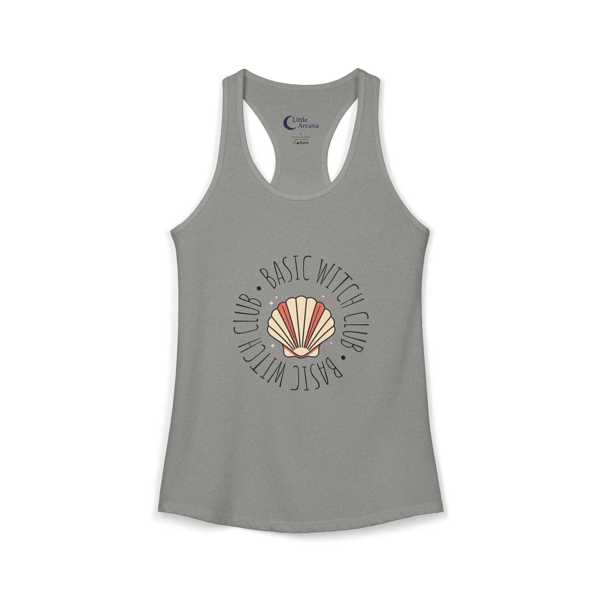 BASIC WITCH CLUB Sea Shell Emblem — Women's Racerback Tank
