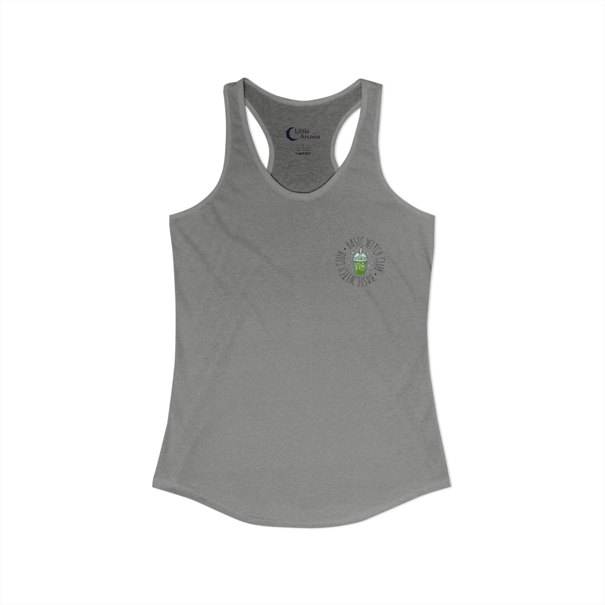 BASIC WITCH CLUB Matcha Emblem —  Women's Racerback Tank