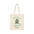 Tote Bag — "Sorry, I Can't I Have to Feed My Familiar" Witchy Cat Virtual Pet