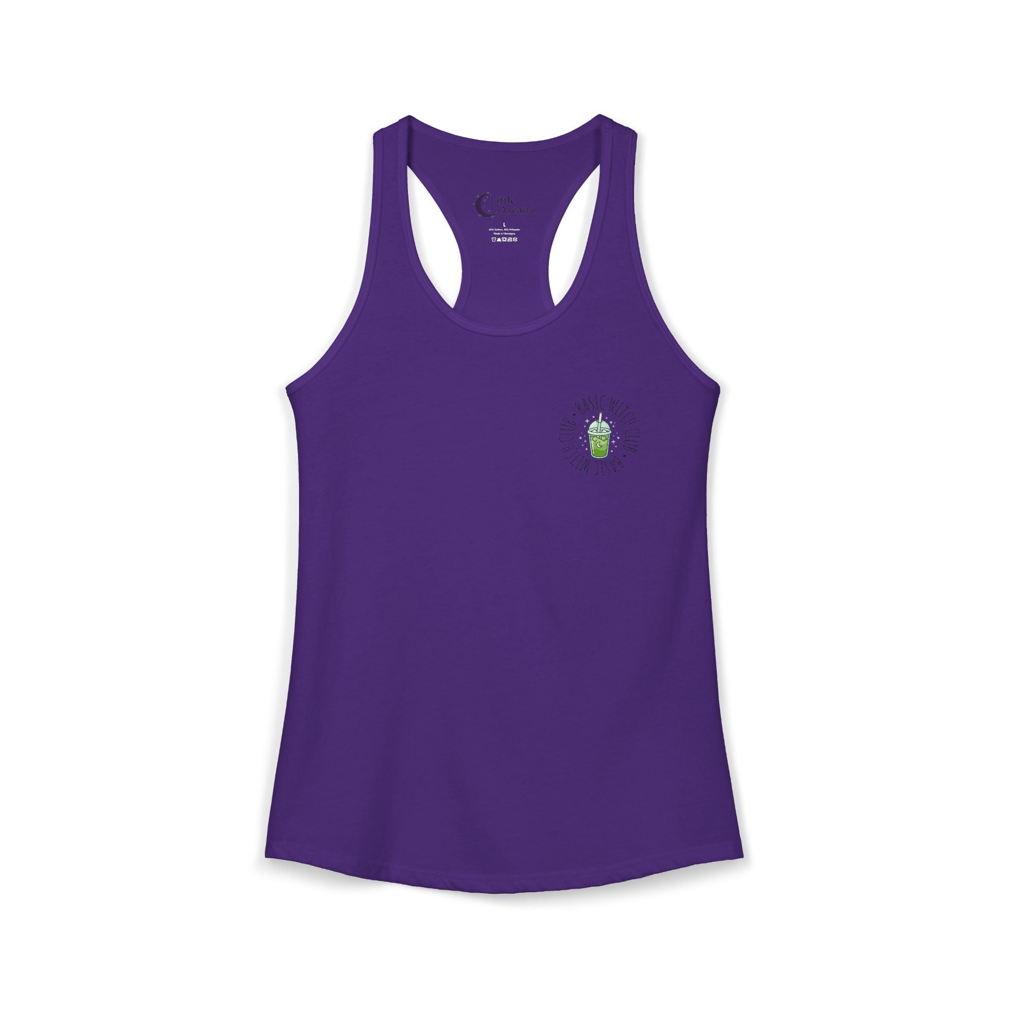 BASIC WITCH CLUB Matcha Emblem —  Women's Racerback Tank