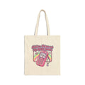 "Hold on, Let me call my Spirit Guides" Retro Cell Phone Graphic — Cotton Canvas Tote Bag