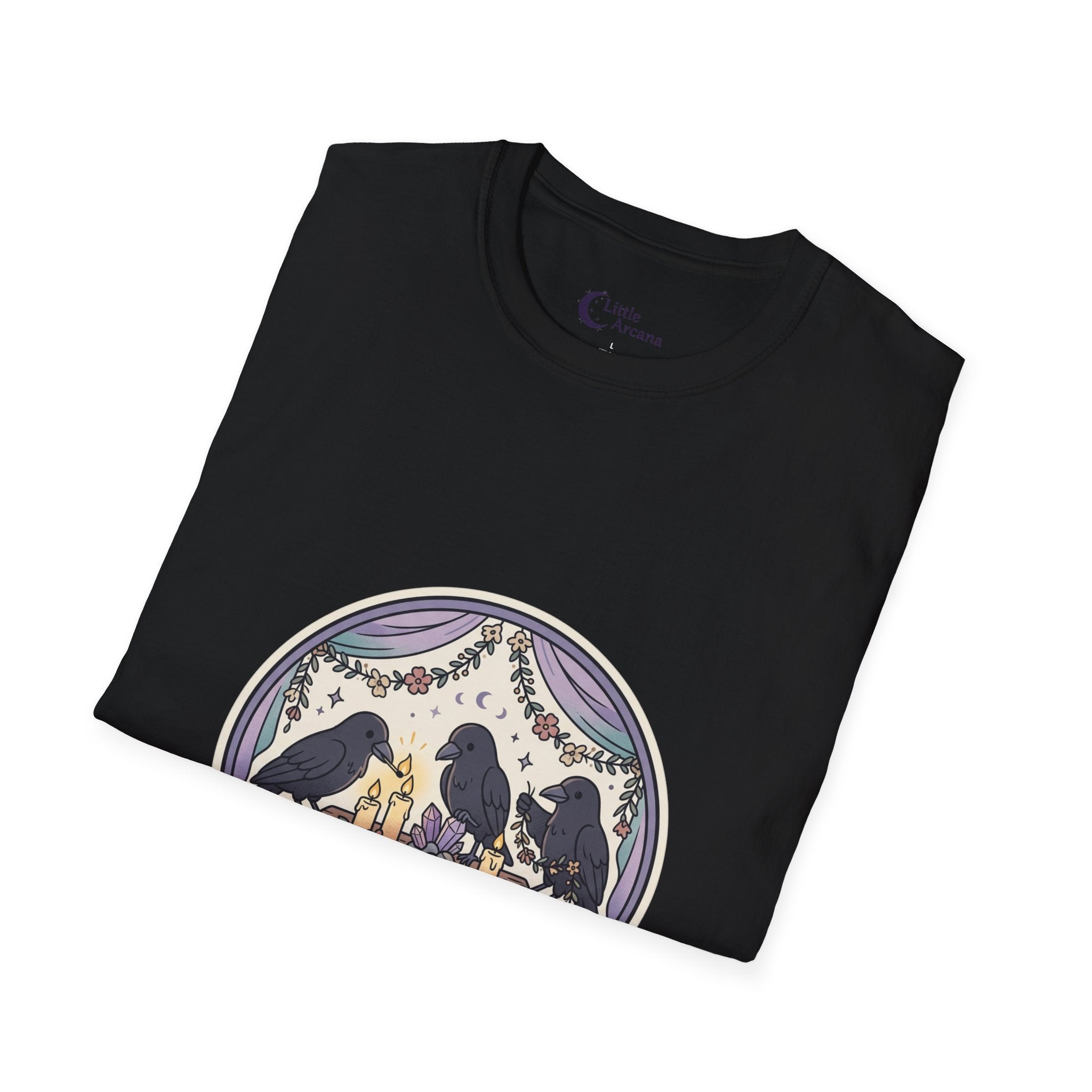 Raven Gathering Tee — "There Is Always Caws for Celebration" Unisex T-Shirt