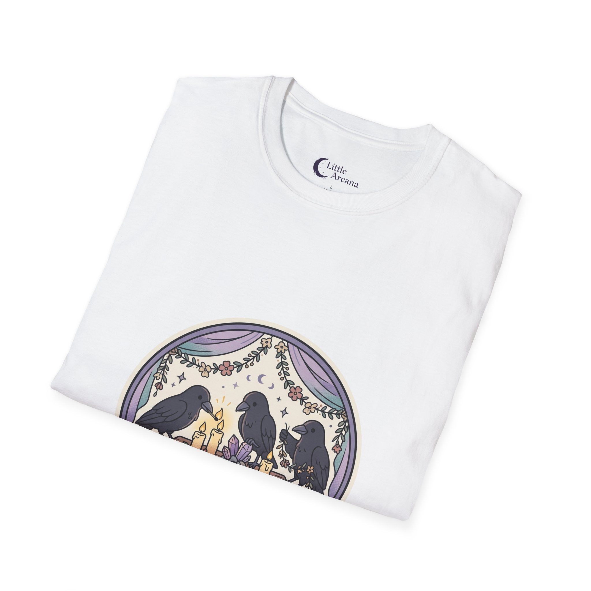 Raven Gathering Tee — "There Is Always Caws for Celebration" Unisex T-Shirt