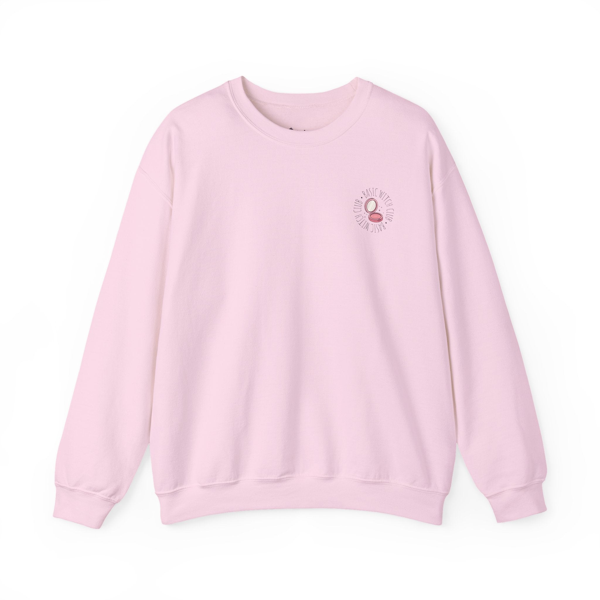 BASIC WITCH CLUB Compact Makeup Emblem — Crewneck Sweatshirt