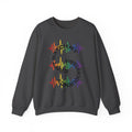 Rainbow Soundwave 'Can't Match  My Fre(ak)quency' Graphic — Crewneck Sweatshirt