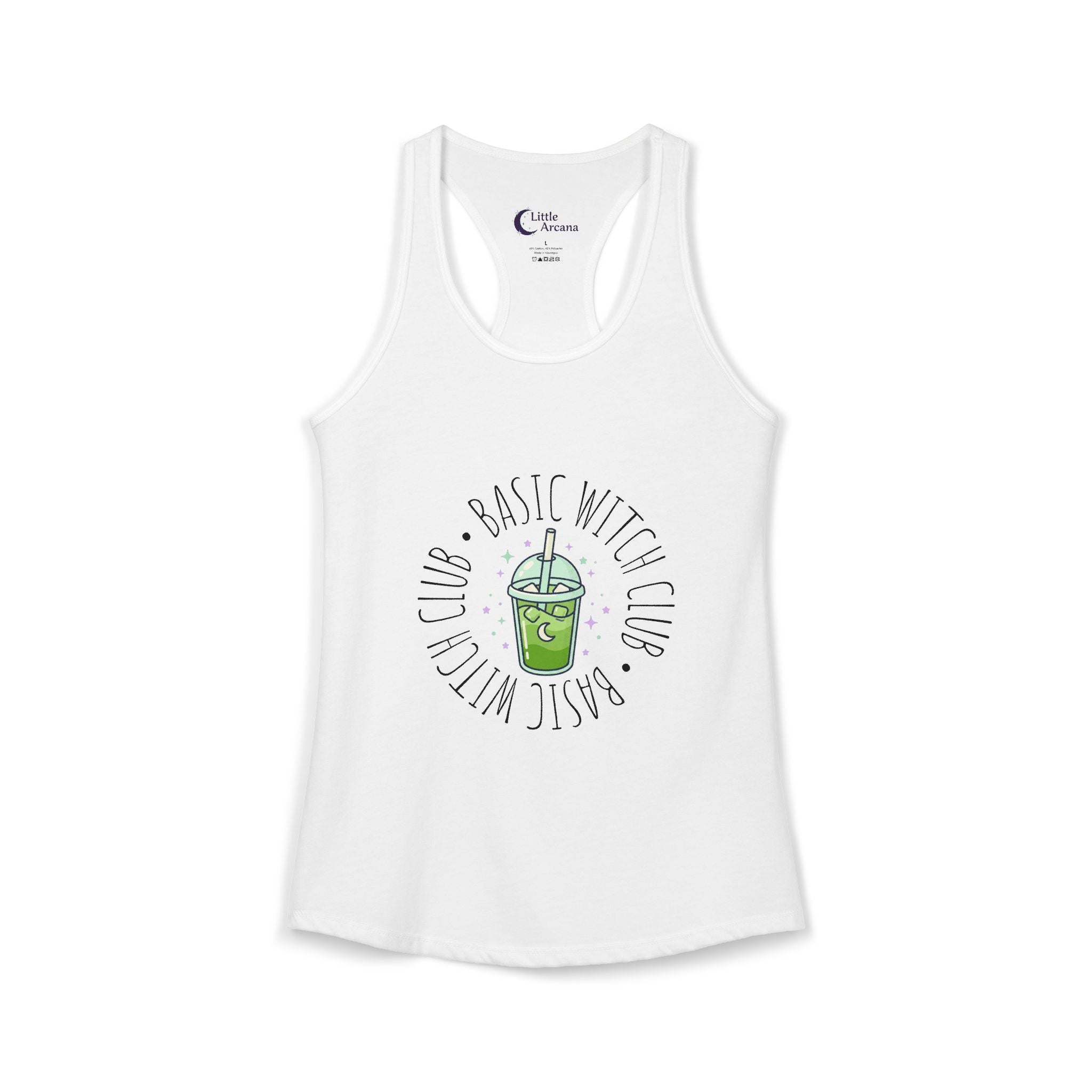 BASIC WITCH CLUB Matcha Emblem —  Women's Racerback Tank