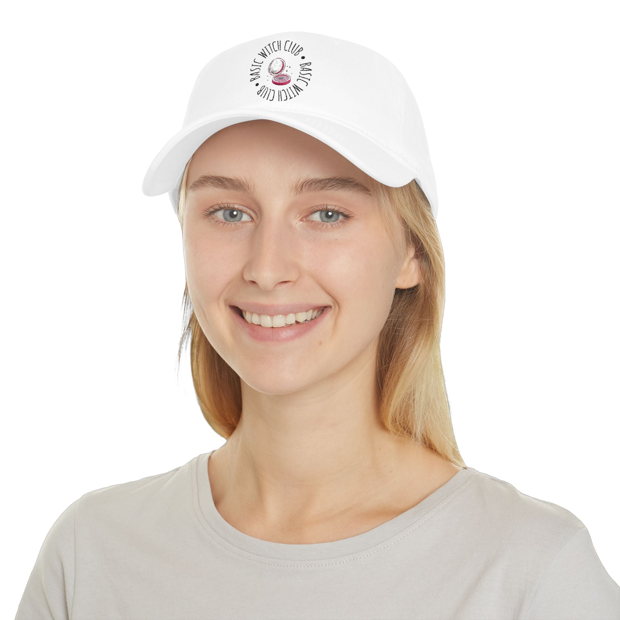 BASIC WITCH CLUB Compact Mirror Emblem — Low Profile Baseball Cap