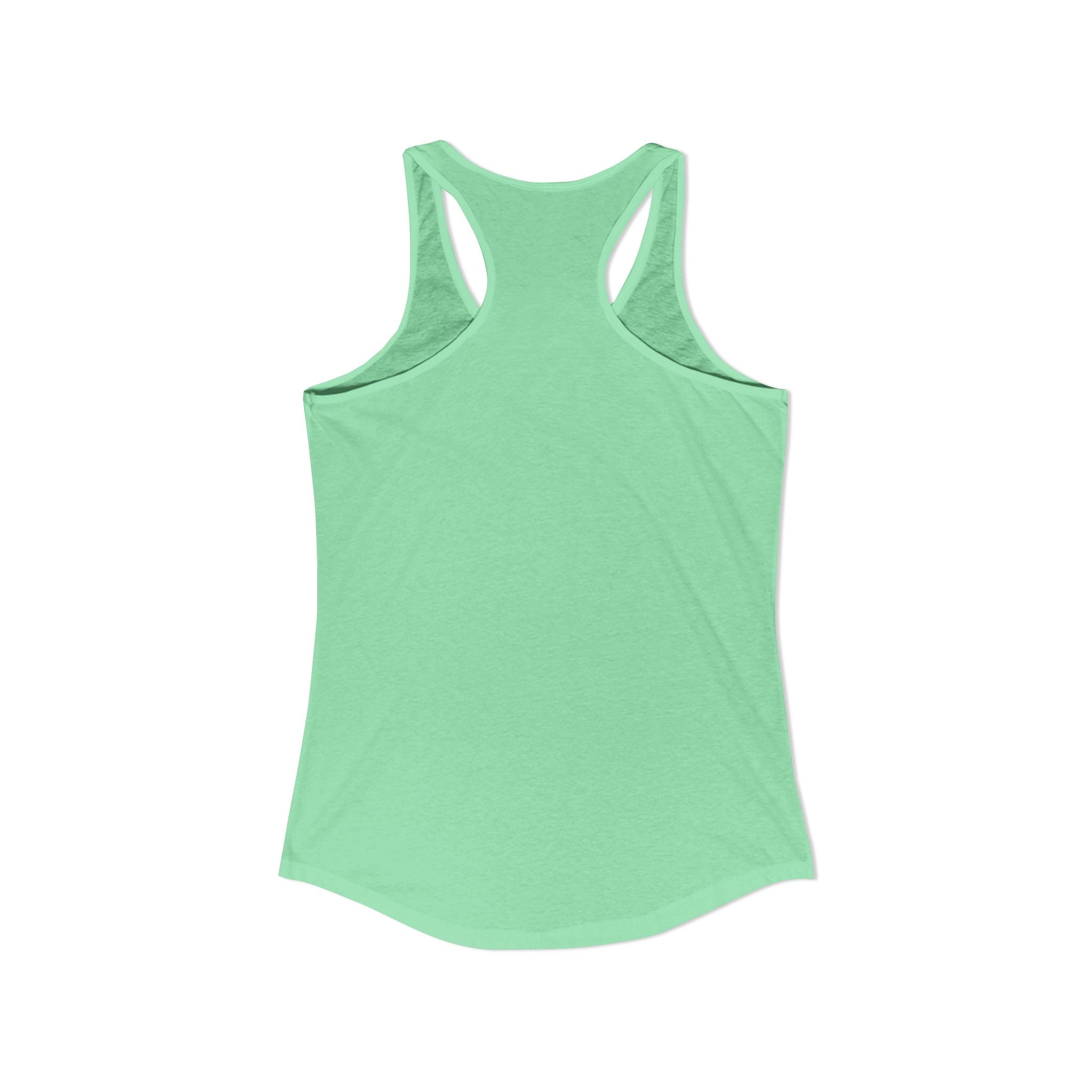 "Glow Up in Progress" Pink Loading Bar — Women's Ideal Racerback Tank