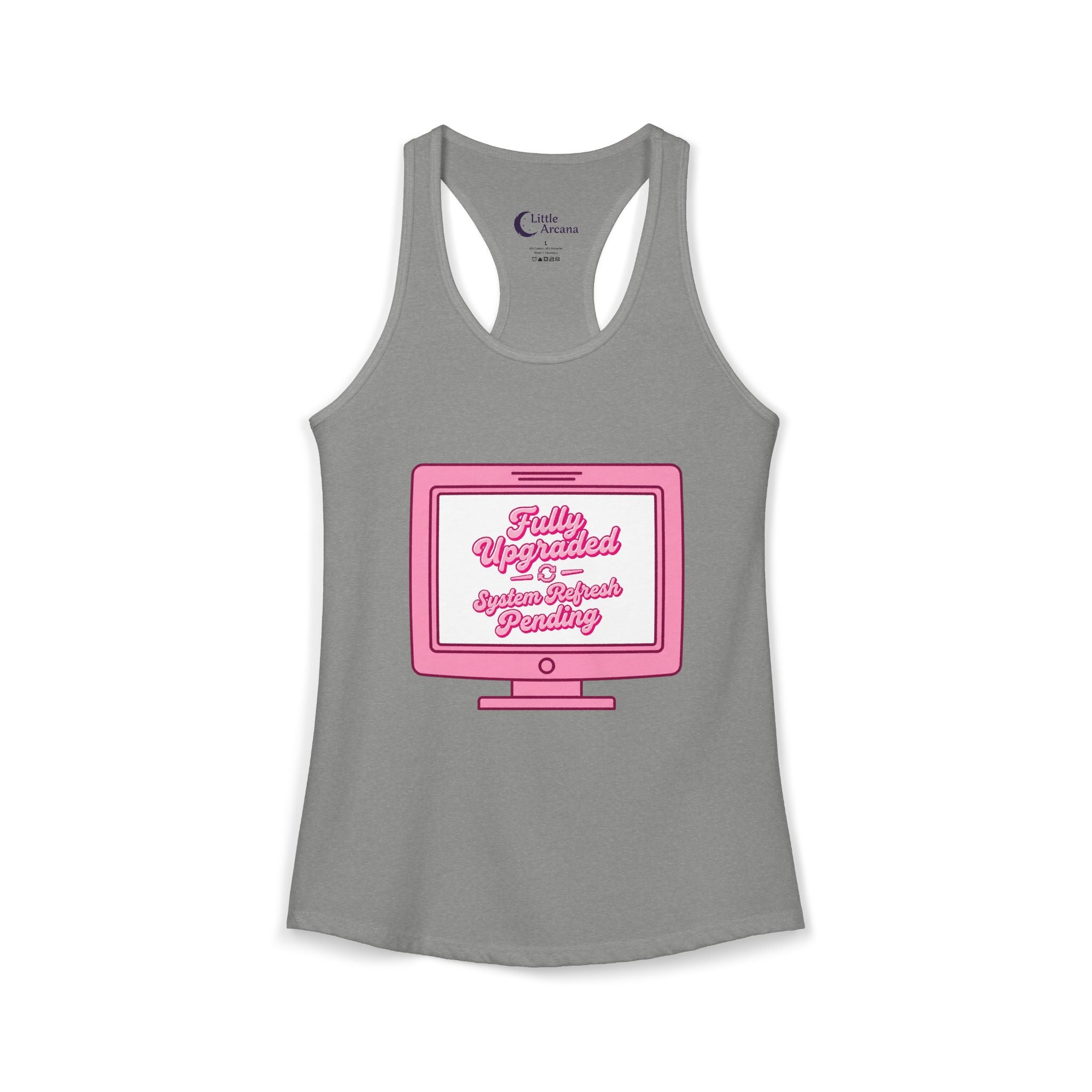 Y2K "Fully Upgraded" - Women's Ideal Racerback Tank
