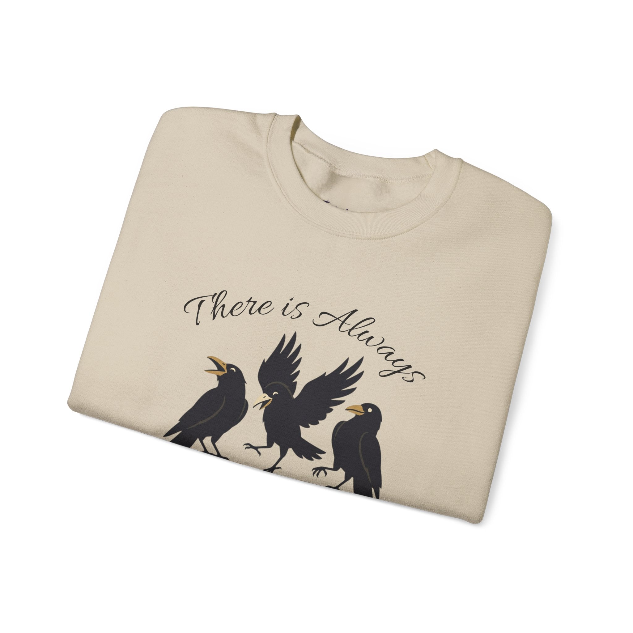 Raven Gathering — 'There Is Always Caws for Celebration' Crewneck Sweatshirt