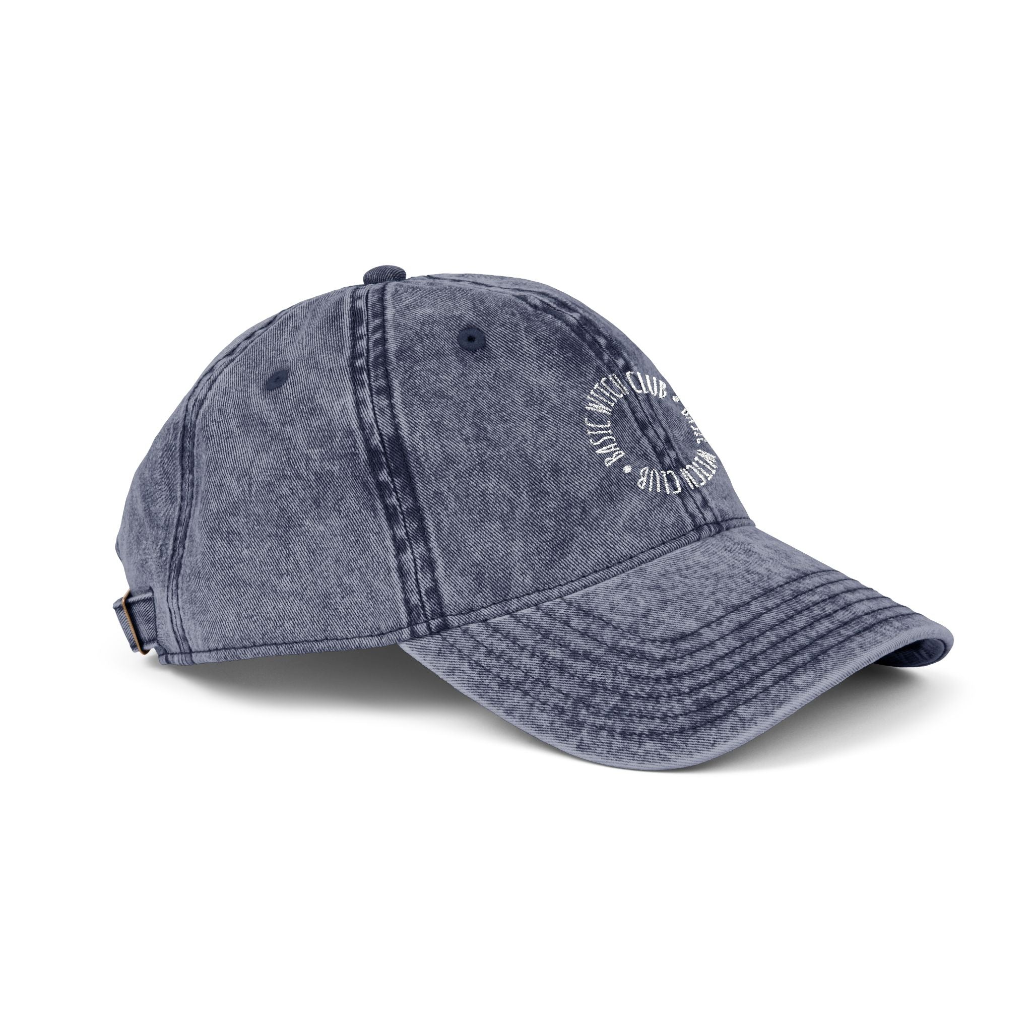 BASIC WITCH CLUB Emblem — Vintage Style Embroidered Baseball Cap