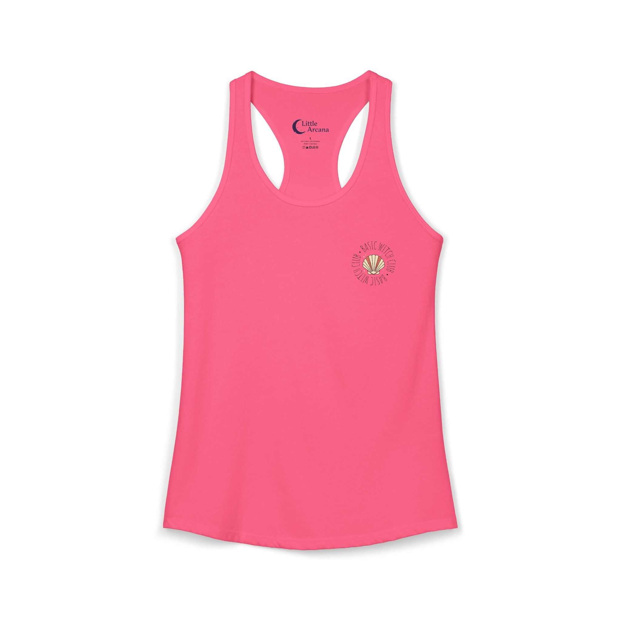 BASIC WITCH CLUB Sea Shell Emblem — Women's Racerback Tank