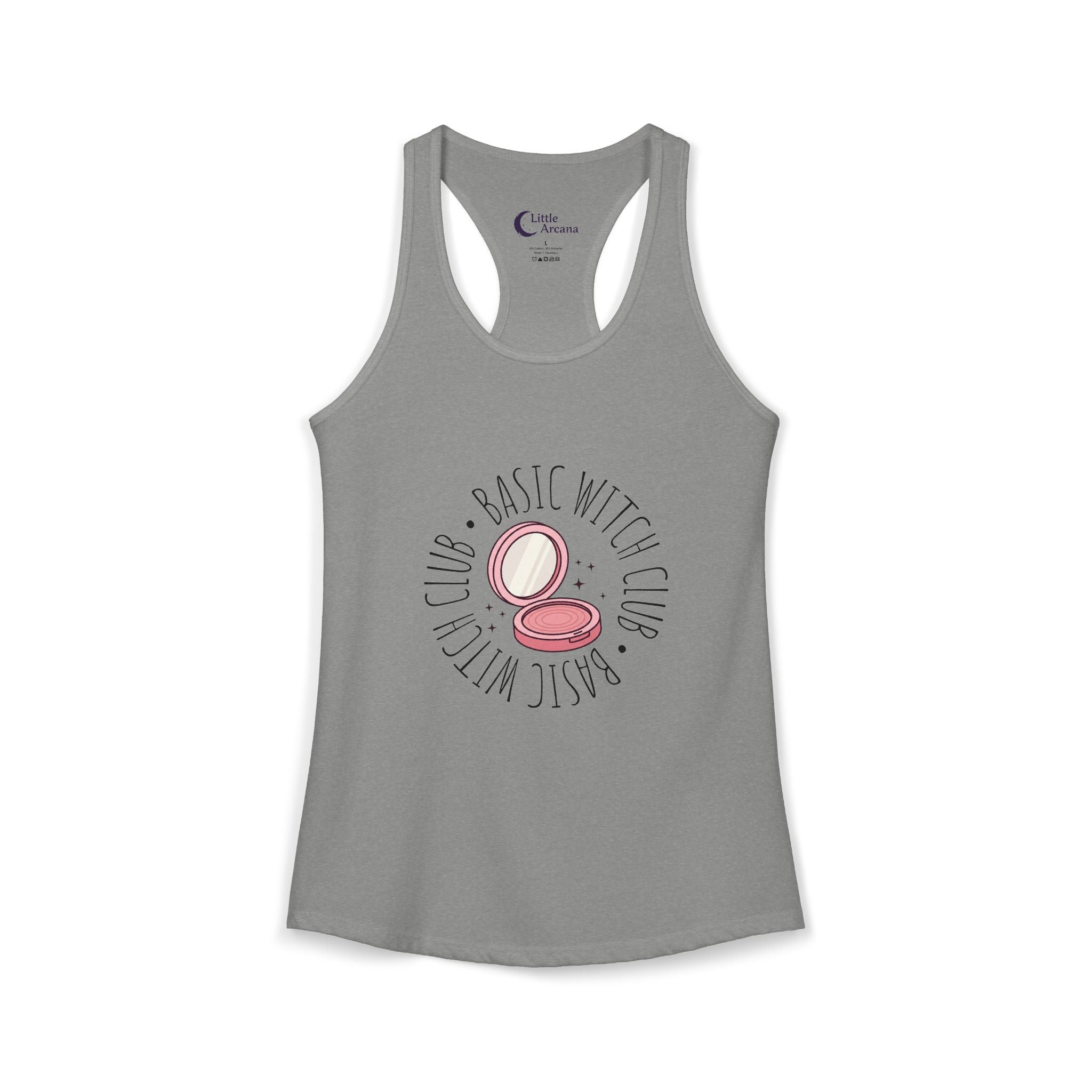 BASIC WITCH CLUB Compact Mirror Emblem — Women's Racerback Tank