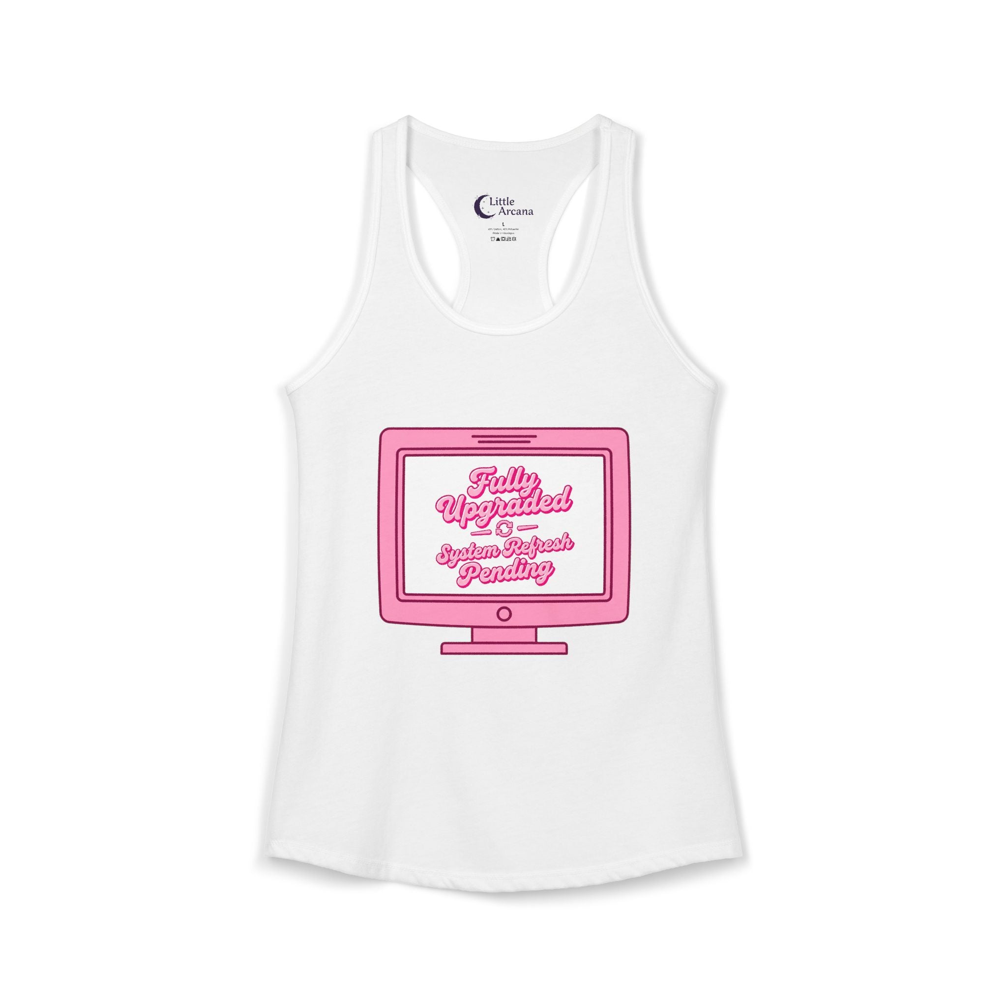 Y2K "Fully Upgraded" - Women's Ideal Racerback Tank