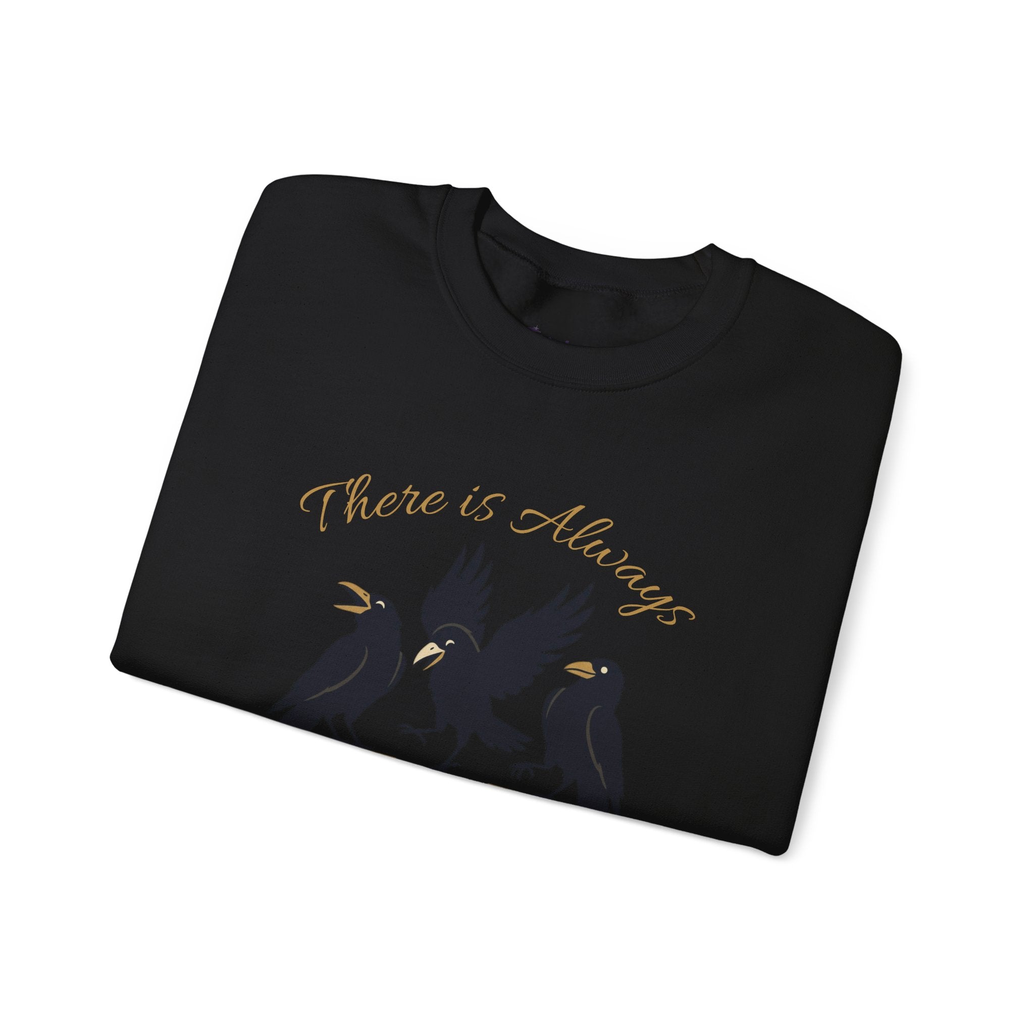 Raven Gathering — 'There Is Always Caws for Celebration' Crewneck Sweatshirt