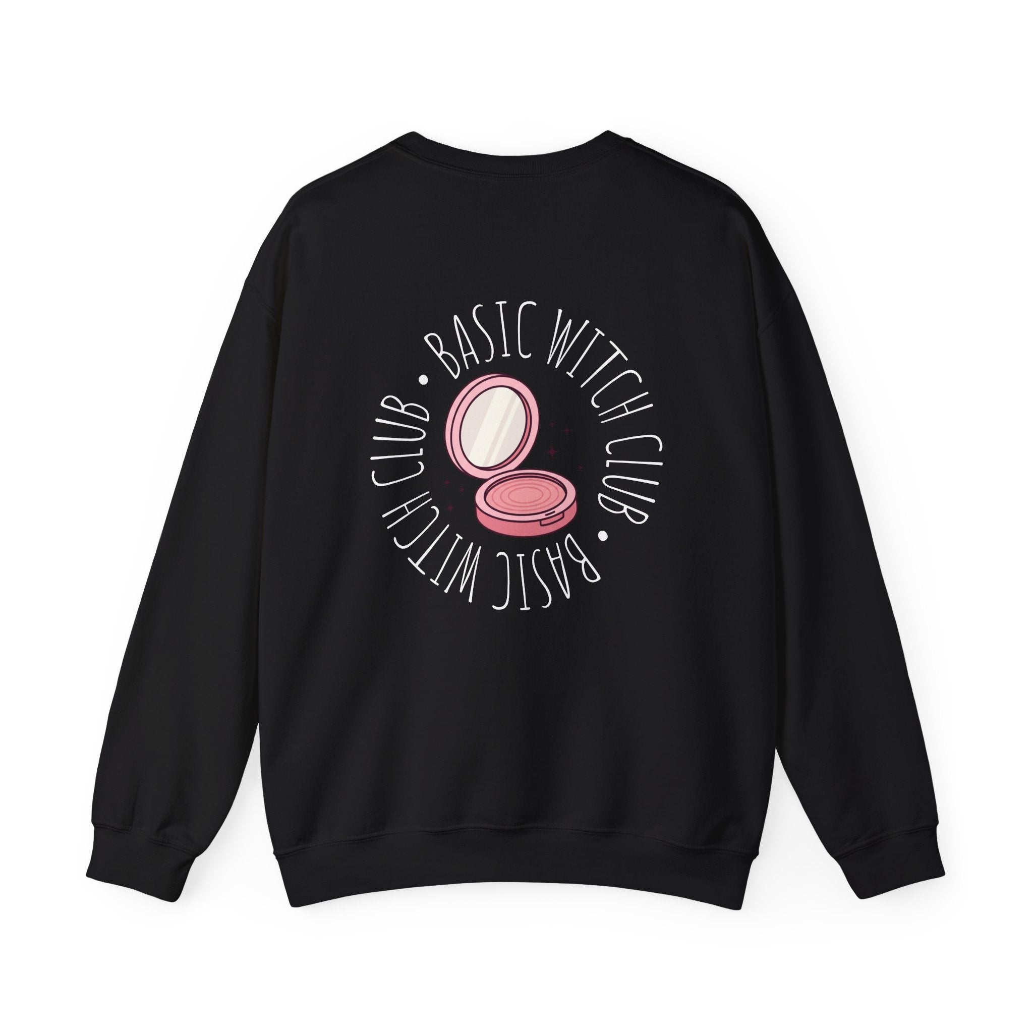 BASIC WITCH CLUB Compact Makeup Emblem — Crewneck Sweatshirt