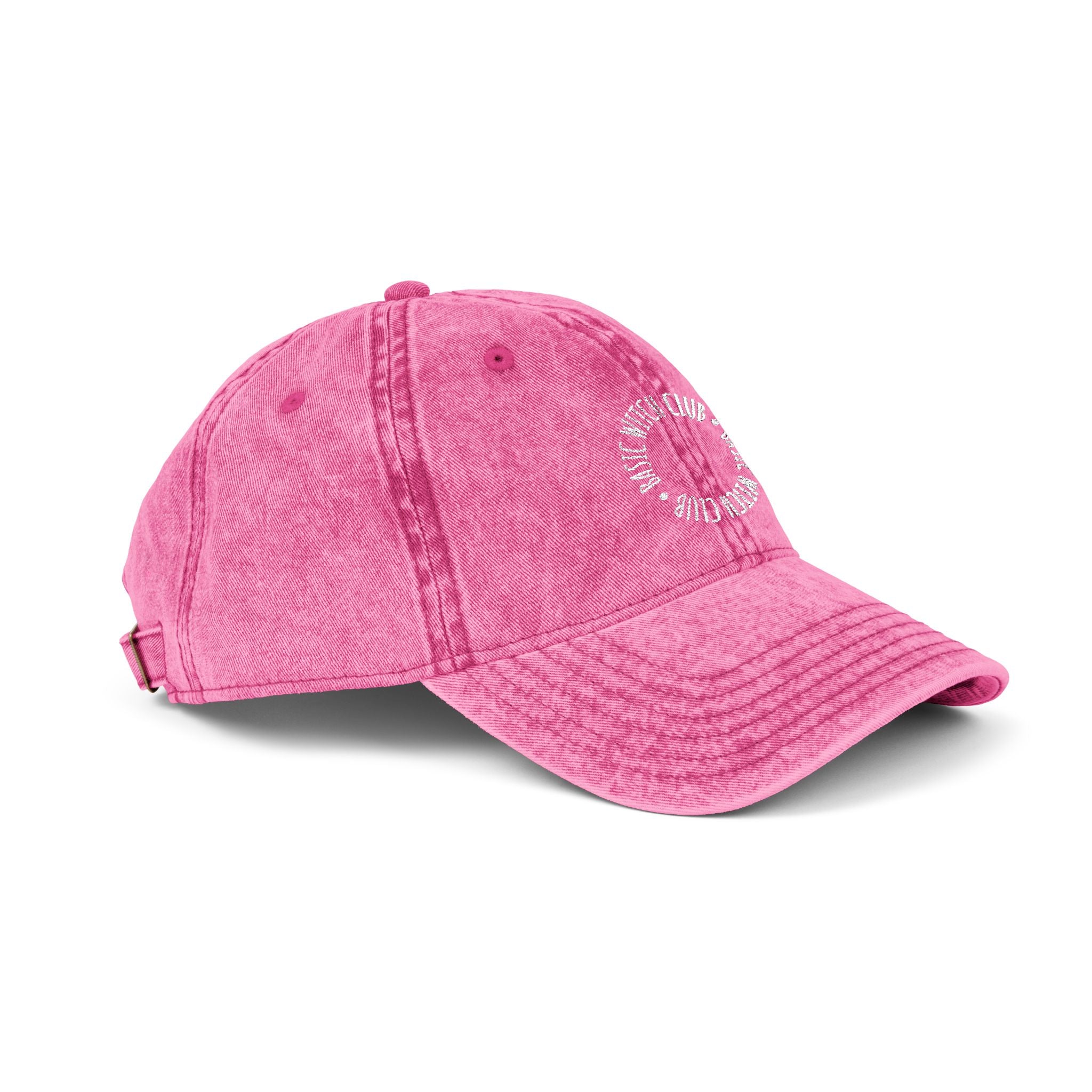 BASIC WITCH CLUB Emblem — Vintage Style Embroidered Baseball Cap