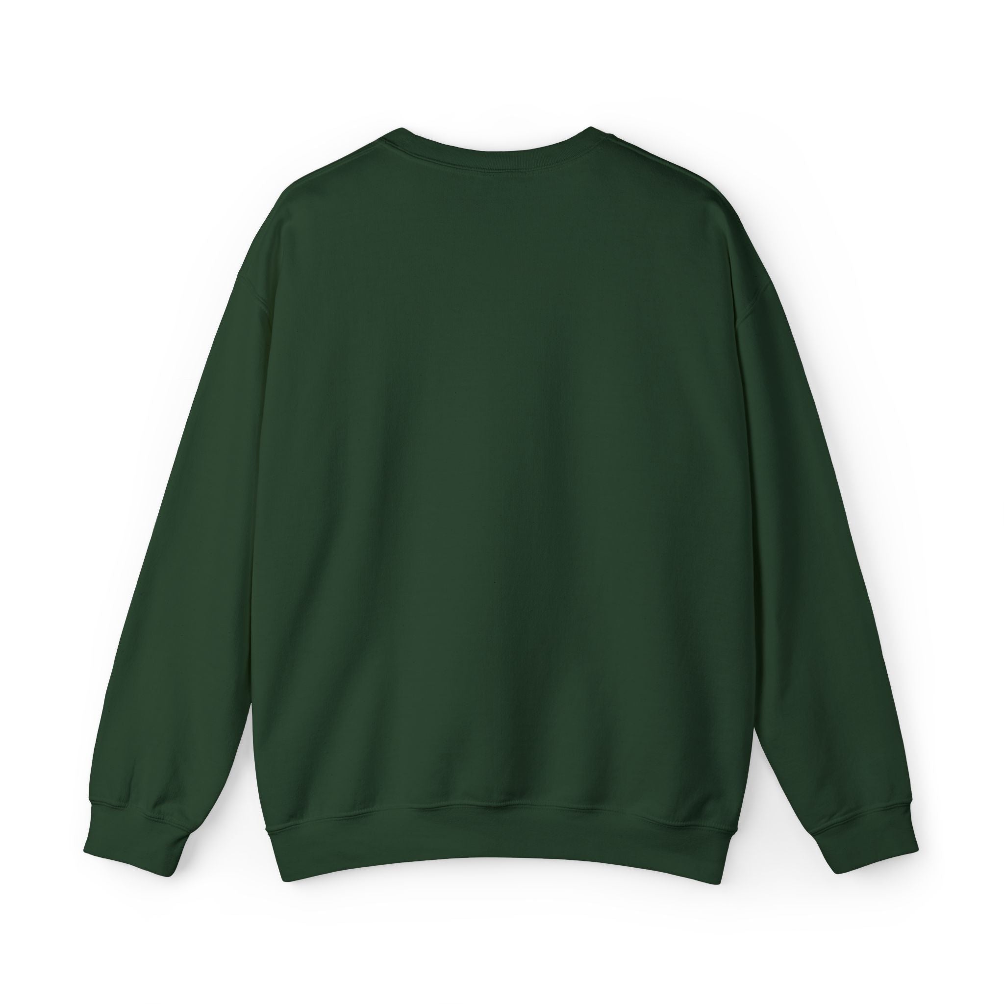 Crewneck Sweatshirt — 'Manifesting like it's My Job' Embroidered Gold Script Design