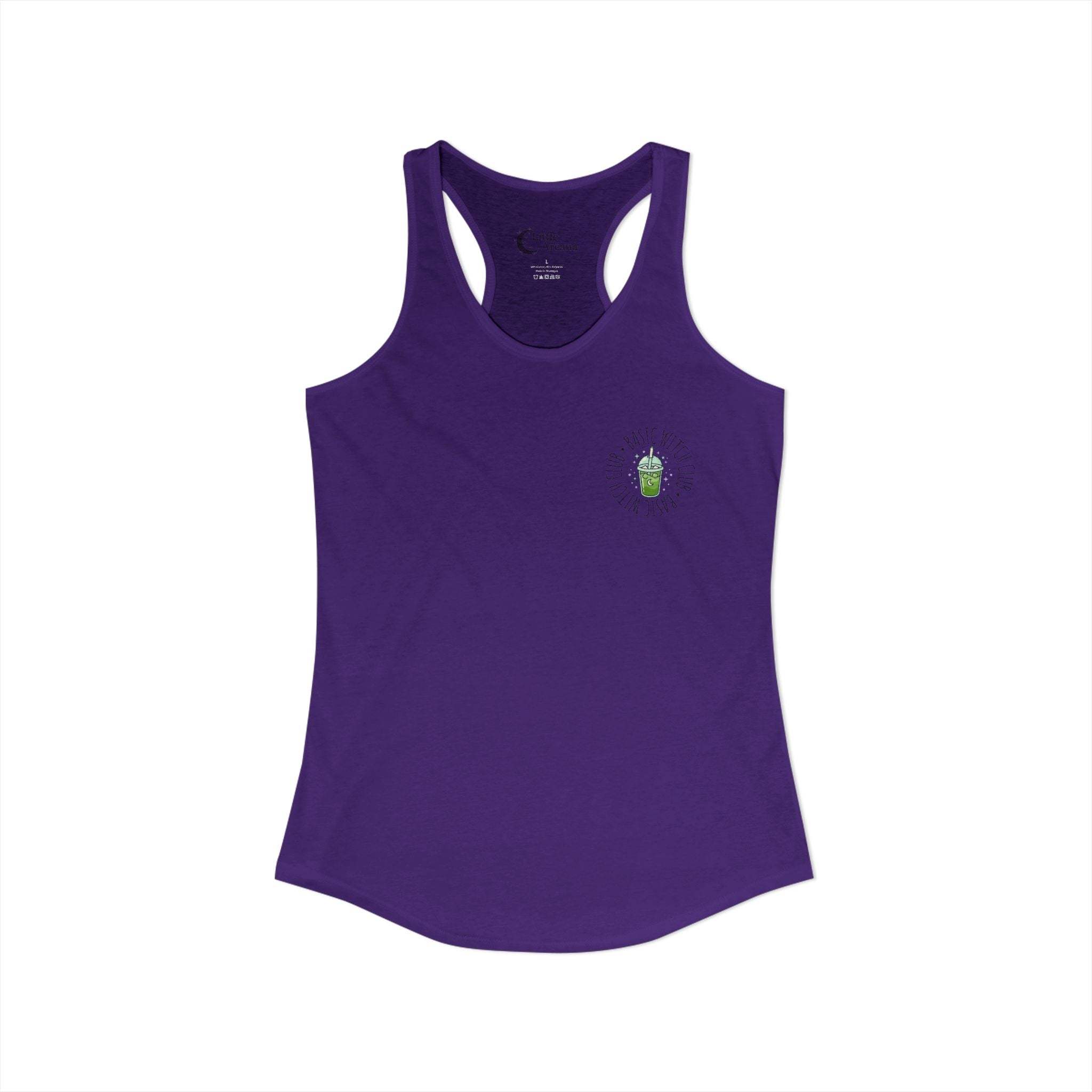 BASIC WITCH CLUB Matcha Emblem —  Women's Racerback Tank