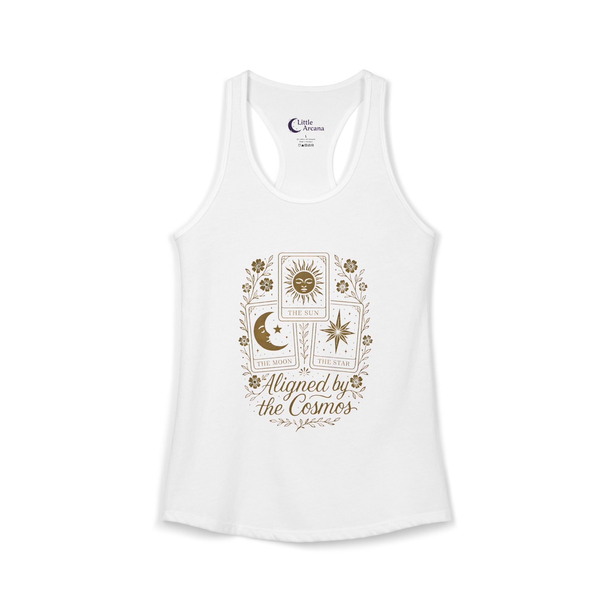 Aligned by the Cosmos — Women's Racerback Tank