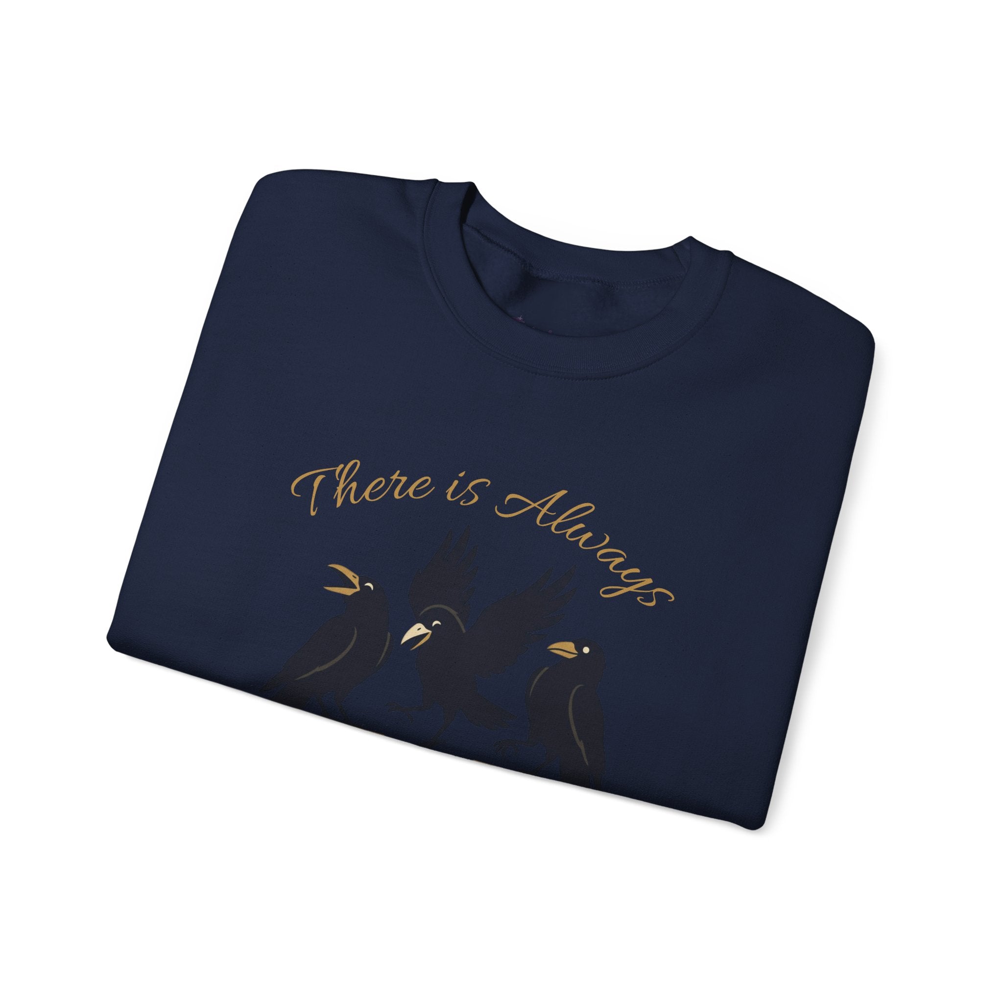 Raven Gathering — 'There Is Always Caws for Celebration' Crewneck Sweatshirt