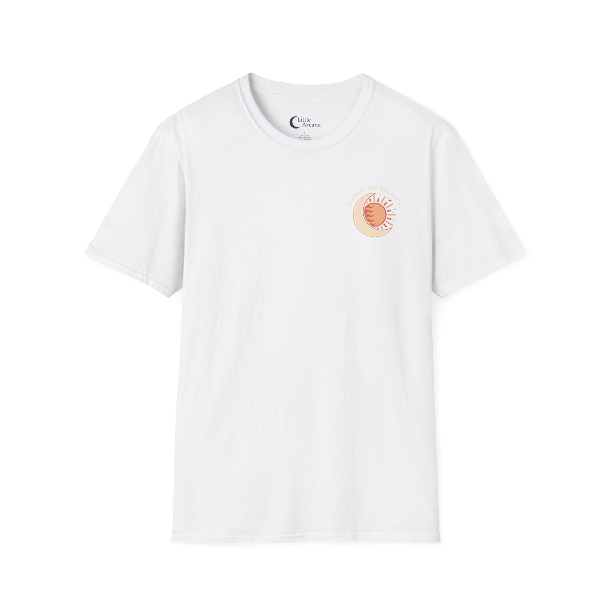 Sun & Moon Minimalist T-Shirt — "Finding my Balance"