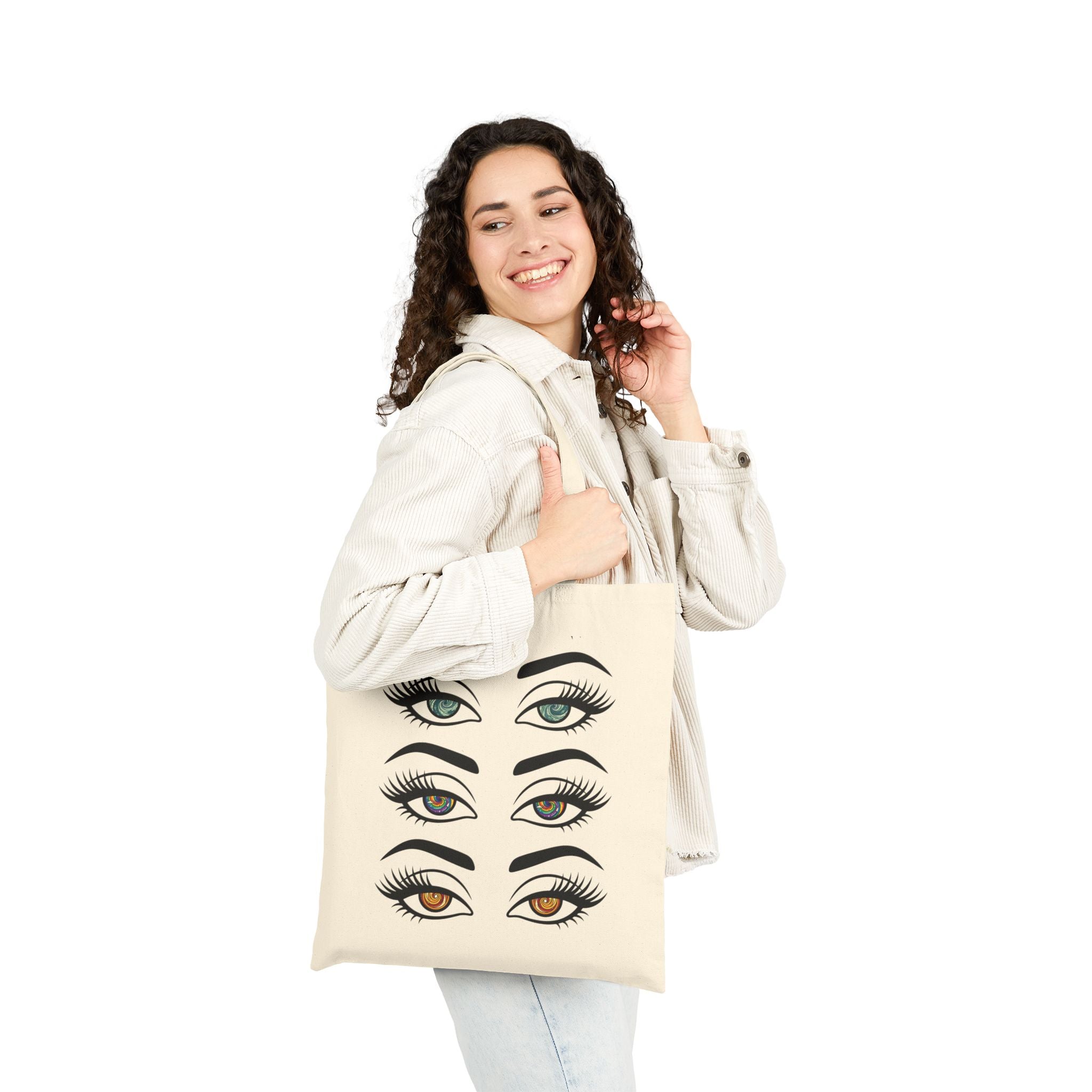 Hypnotic Eyes — Canvas Tote Bag